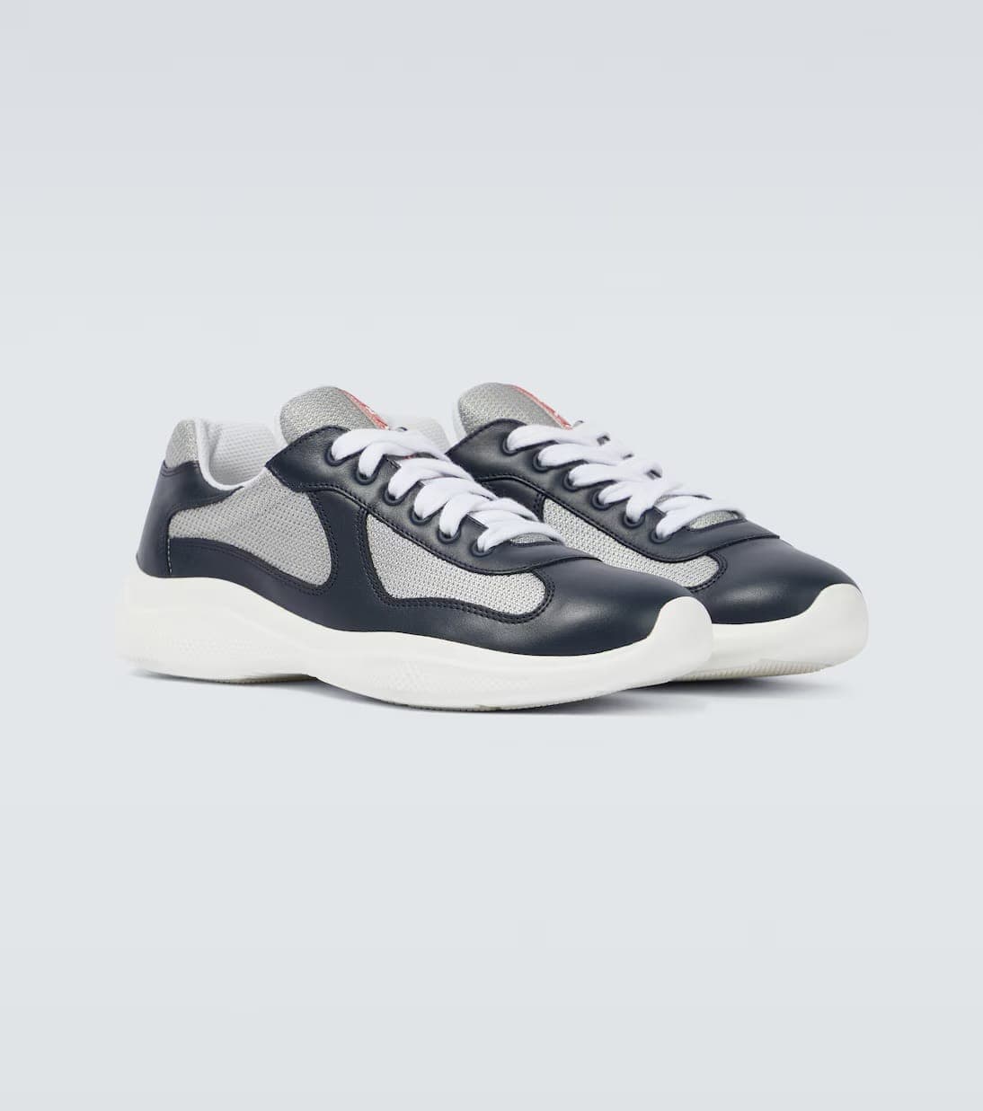 Prada America’s Cup Leather Navy Blue