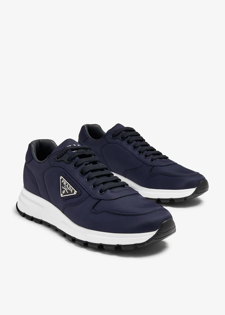 Prada Prax 2.0 and Re-Nylon Sneakers Navy Blue