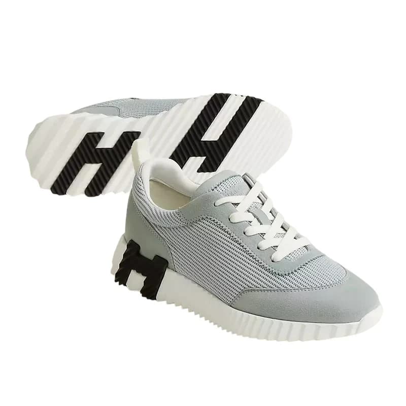 Hermes Bouncing Sneakers Grey White