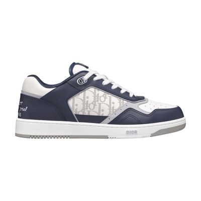 Dior B27 Low Top Trainers Hylton Nel Galaxy Navy Blue