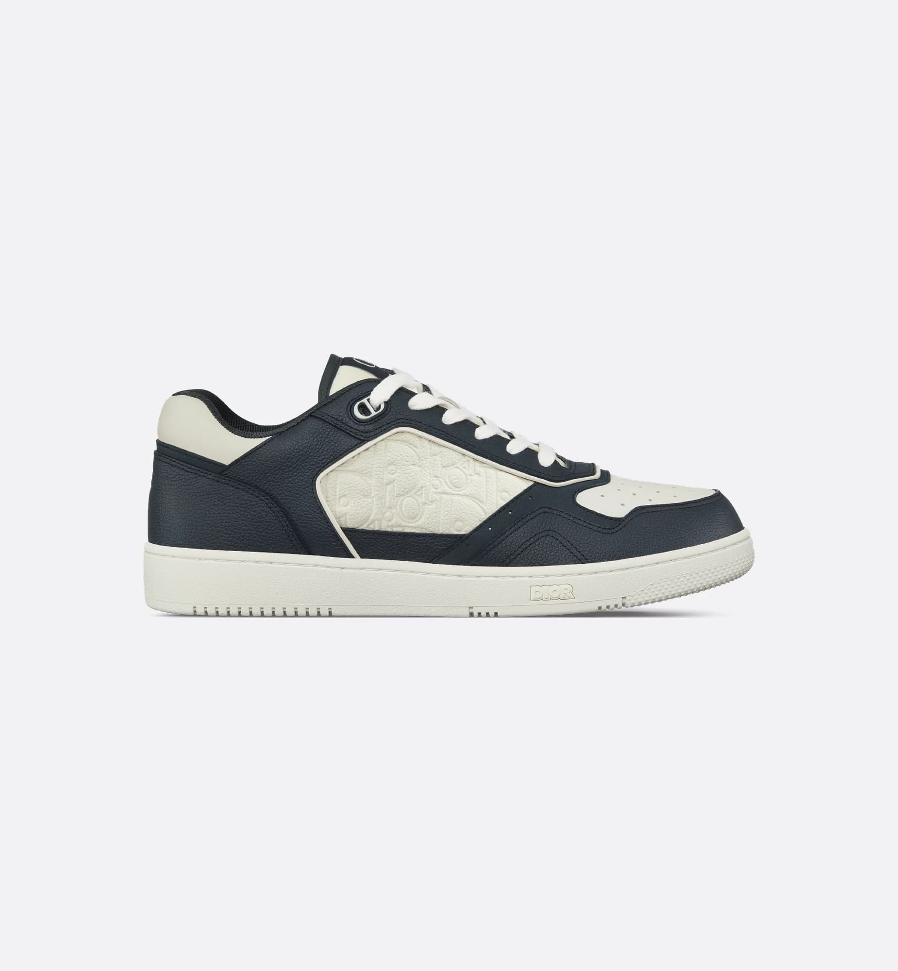 Dior B27 Low Top Trainers Navy Blue/White