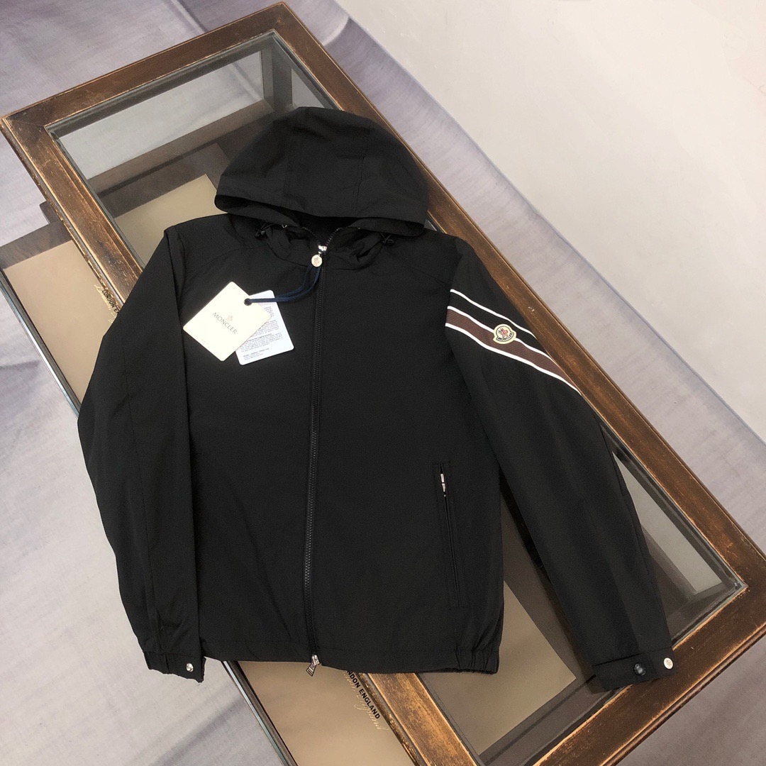 Moncler Tricol WindBreaker Black