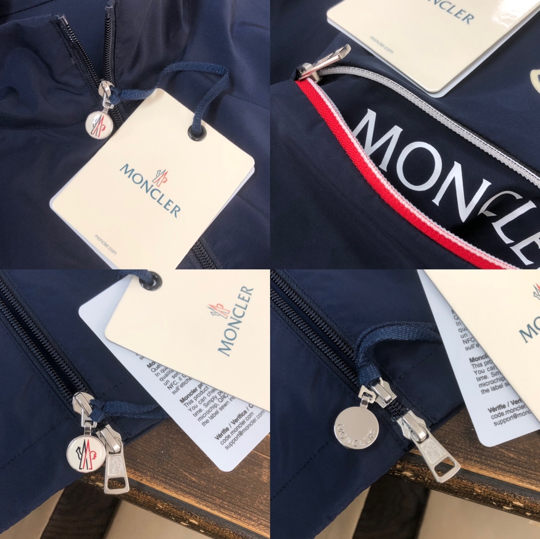 Moncler ruinette giubbotto Jacket Navy Blue - Image 3