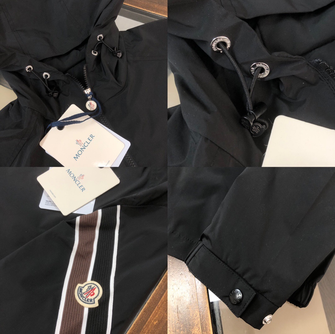 Moncler Tricol WindBreaker Black - Image 3