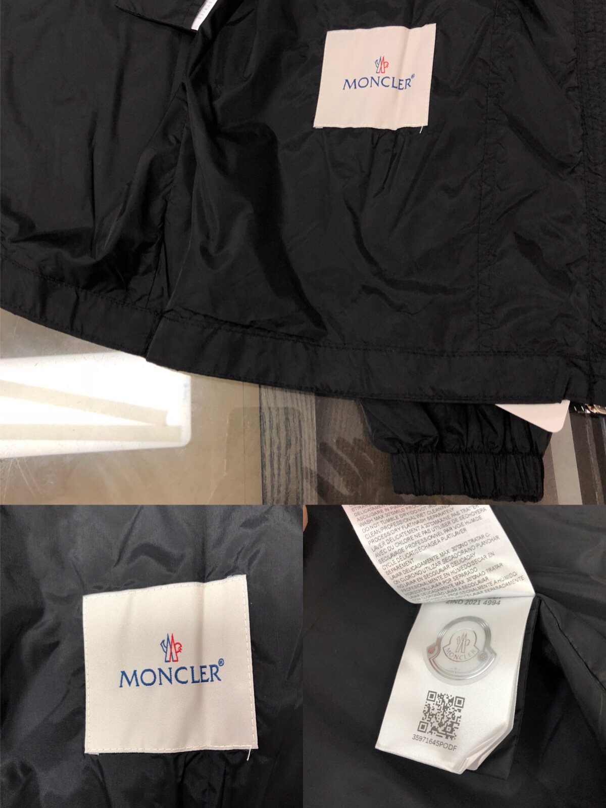 Moncler Tricol WindBreaker Black - Image 4