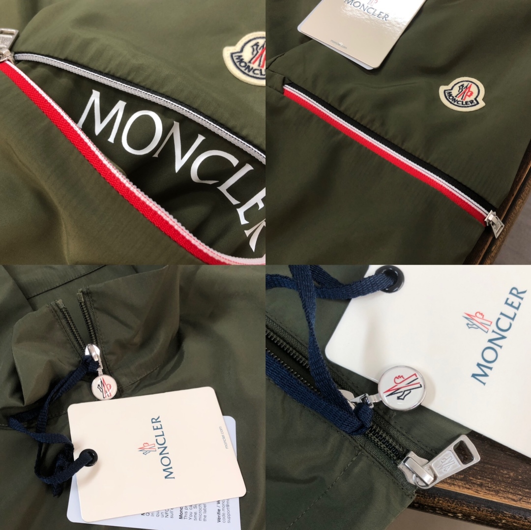 Moncler ruinette giubbotto Jacket Khaki Green - Image 3