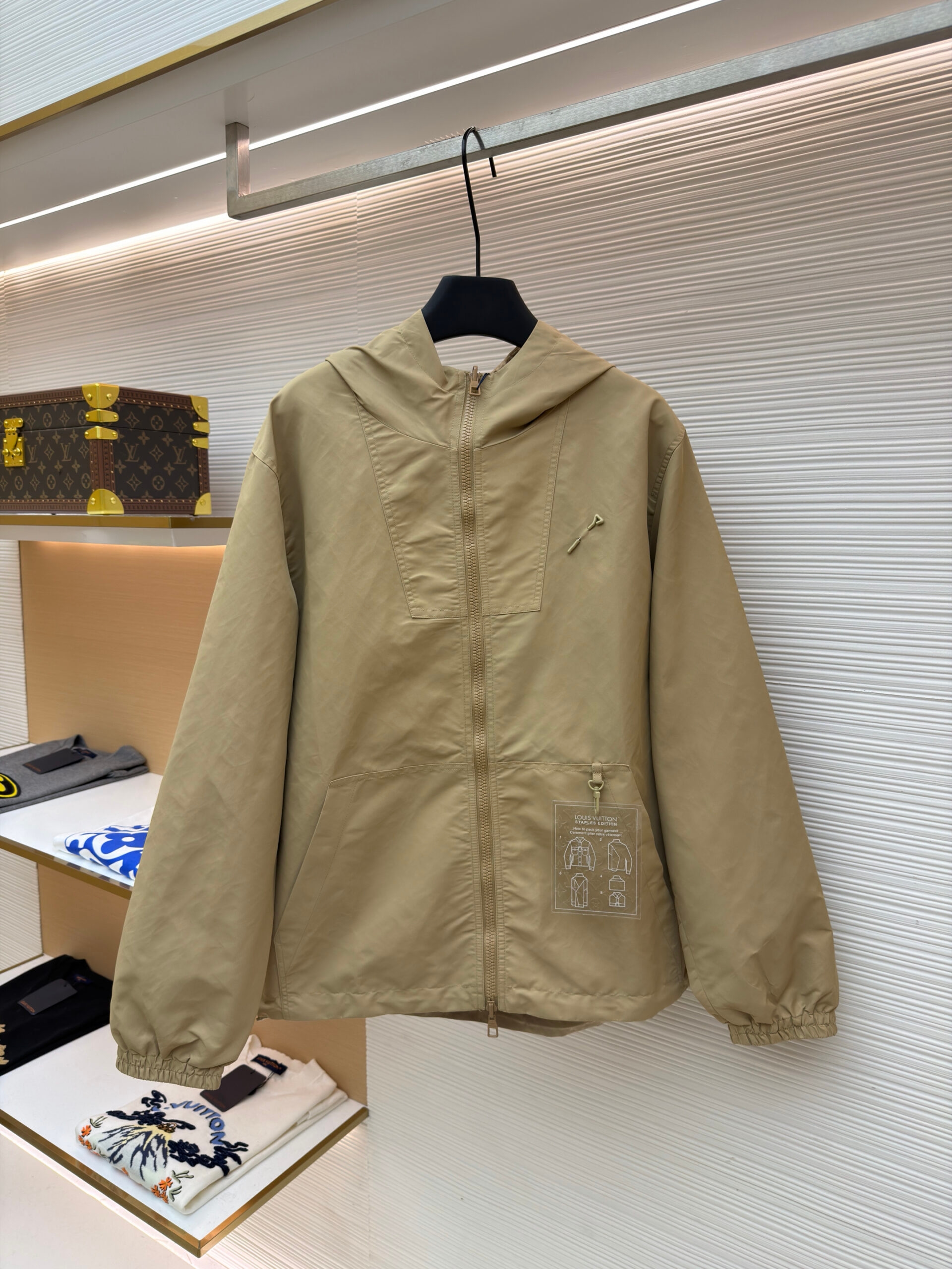 Louis Vuitton Reversible Monogram Jacket Beige