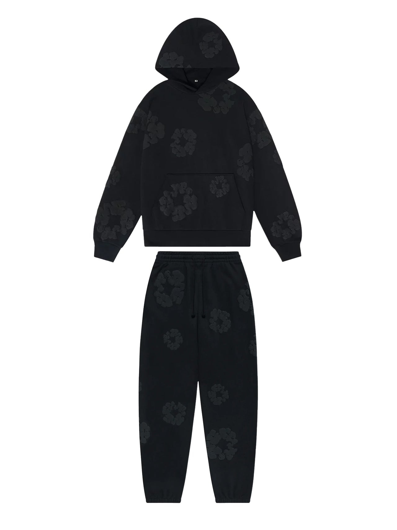 Denim Tears Tracksuit Black on Black - Image 4