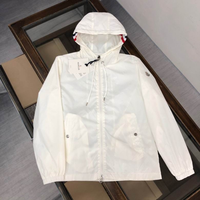 Moncler Grimpeurs Hooded Jacket White