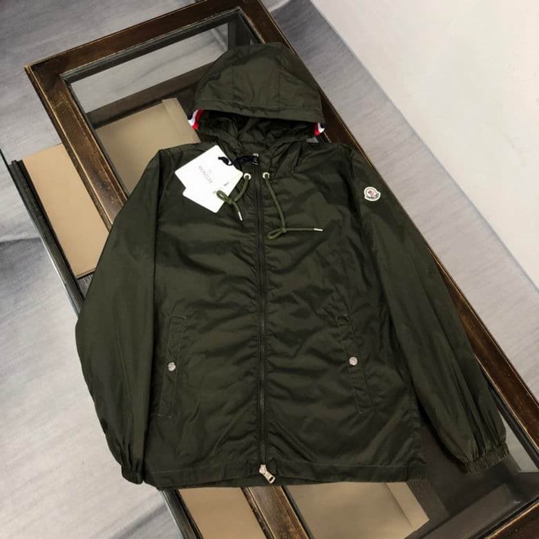 Moncler Grimpeurs Hooded Jacket Khaki Green