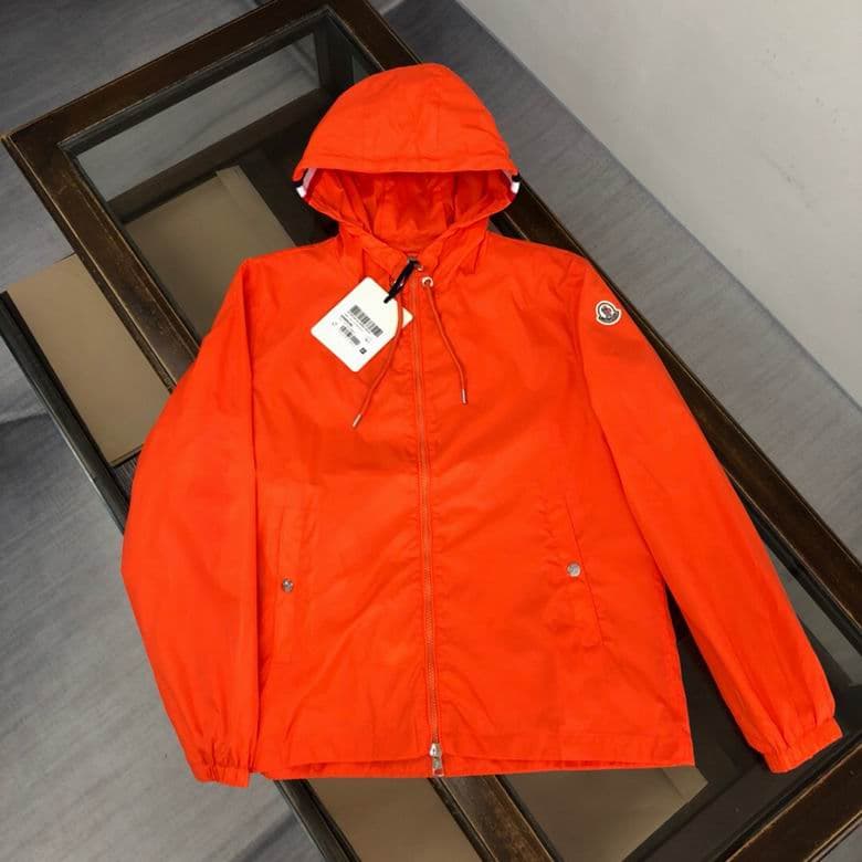 Moncler Grimpeurs Hooded Jacket Orange