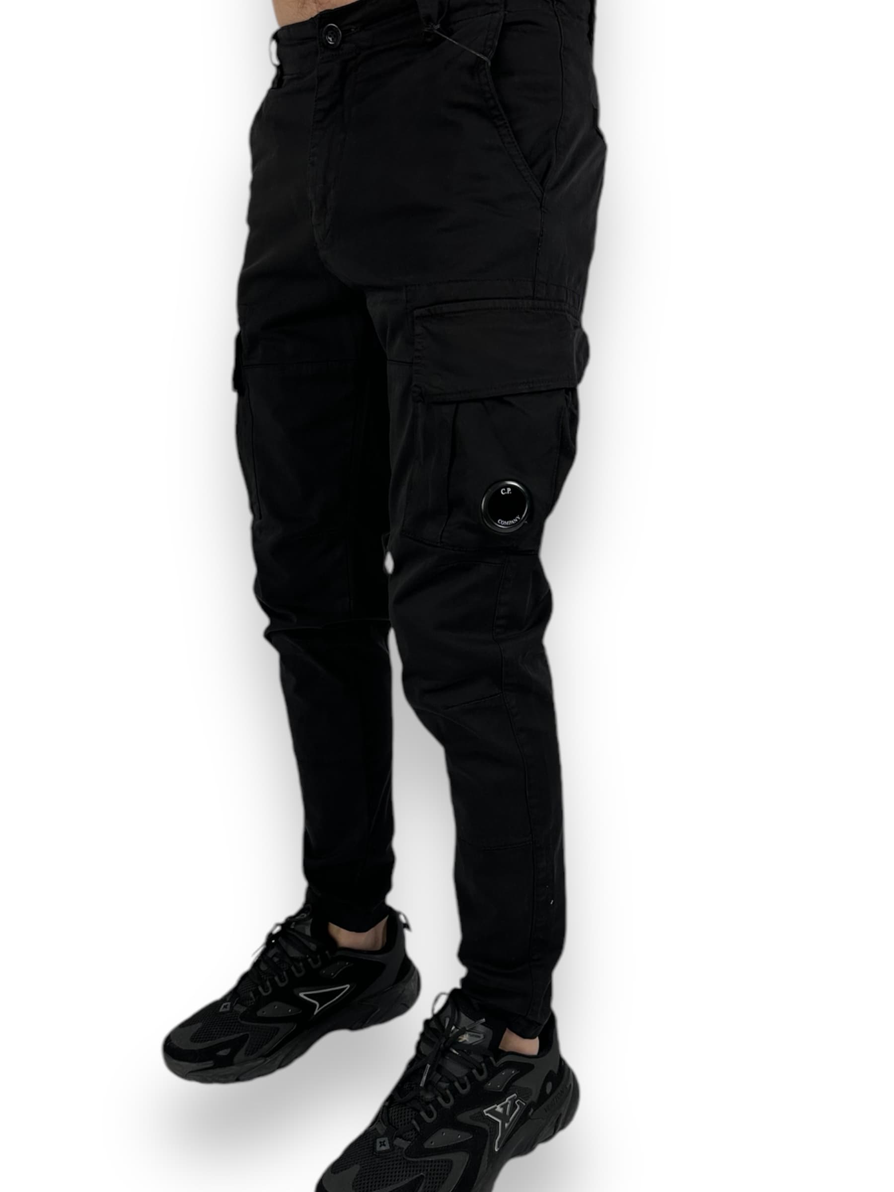 C.P. Company Cargo Pants Black