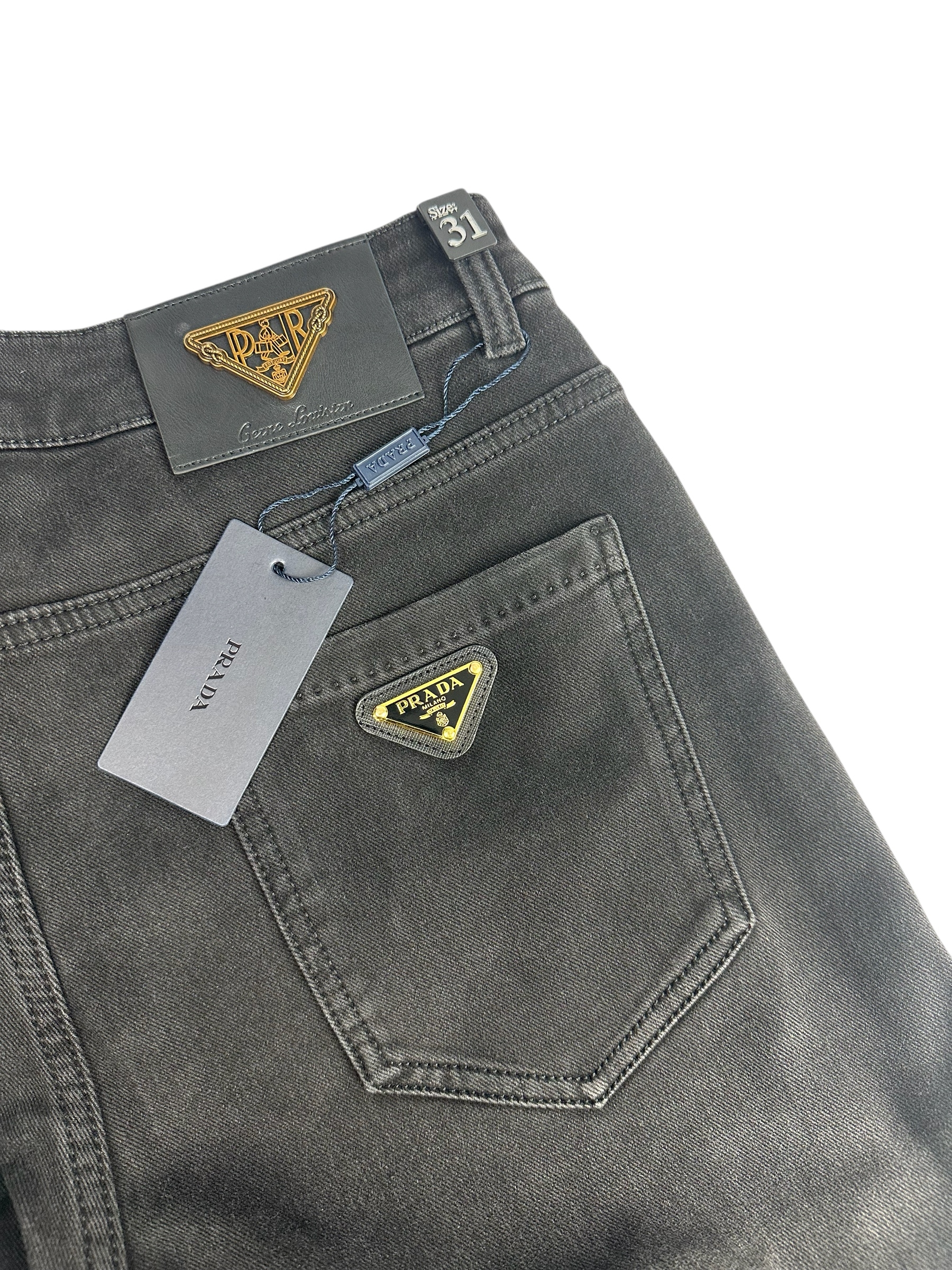 Prada Jeans Gold Edition Black - Image 5
