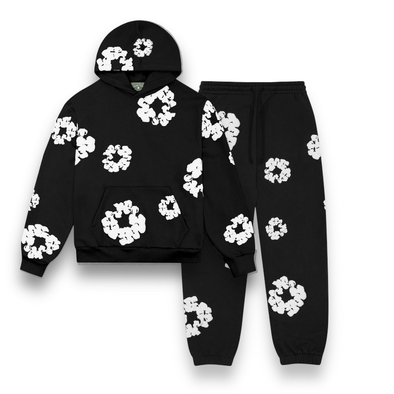 Denim Tears Tracksuit Black - Image 1