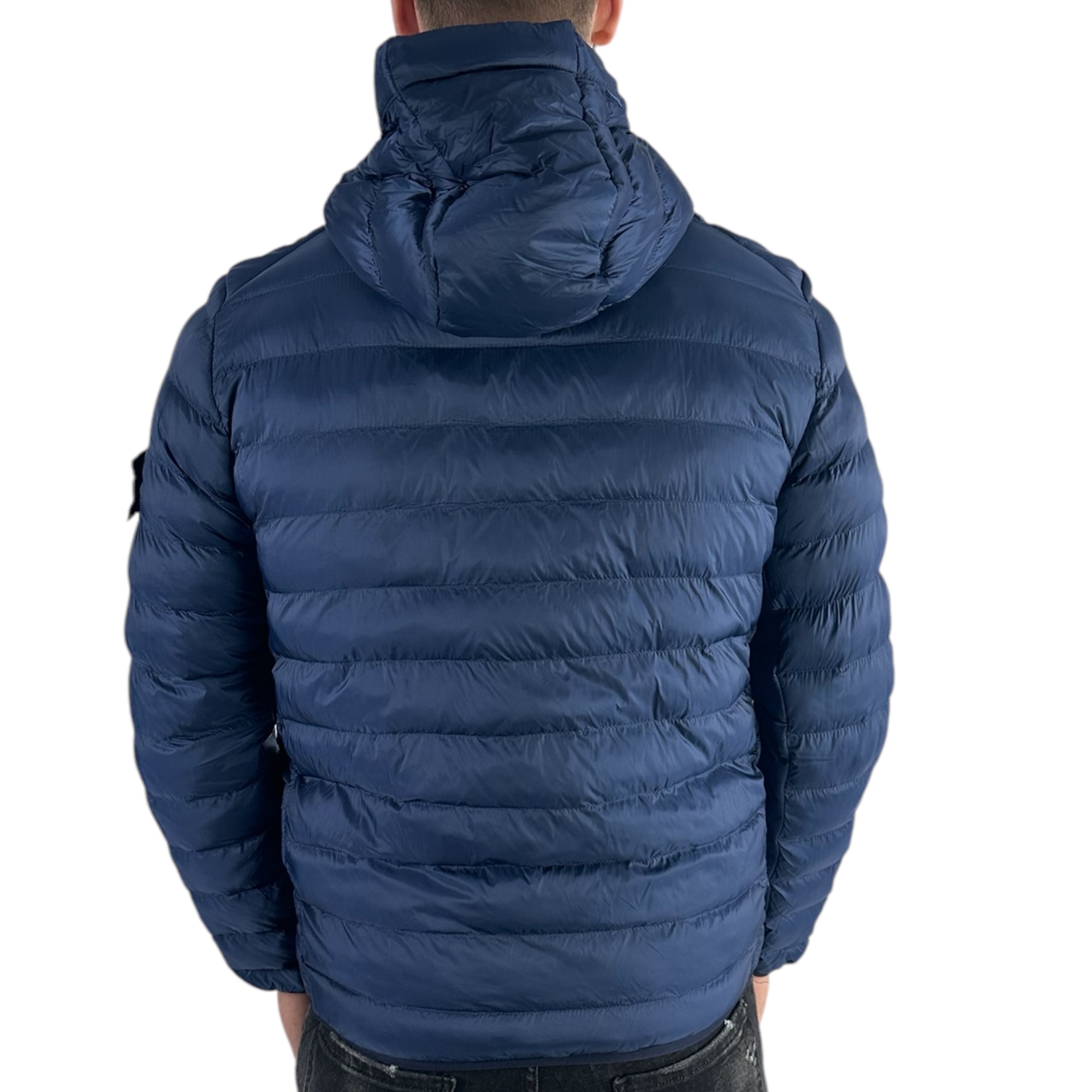 Stone Island Light Down-Jacket Blue - Image 3