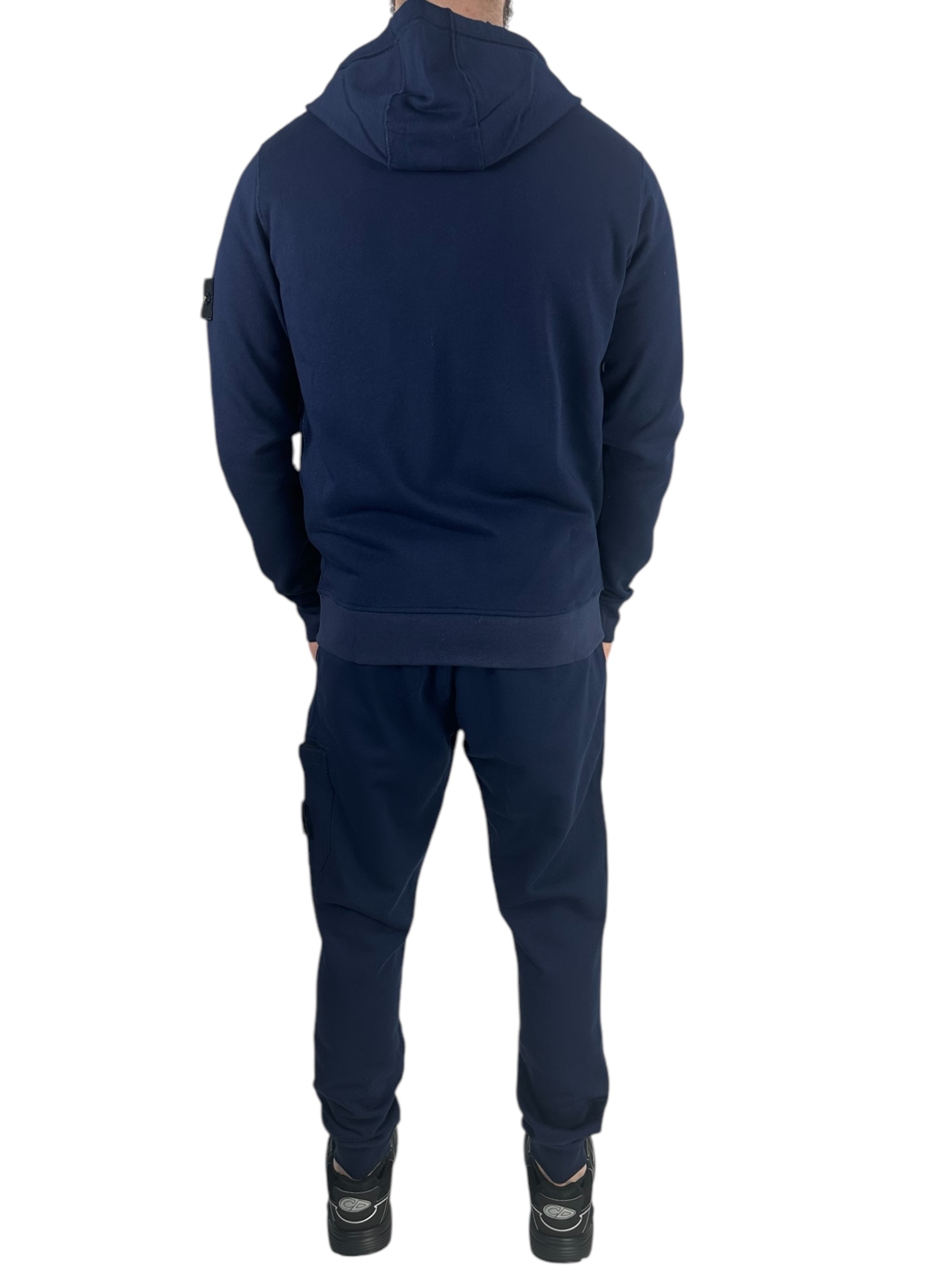 Stone Island Zipper Tracksuit Navy Blue - Image 3