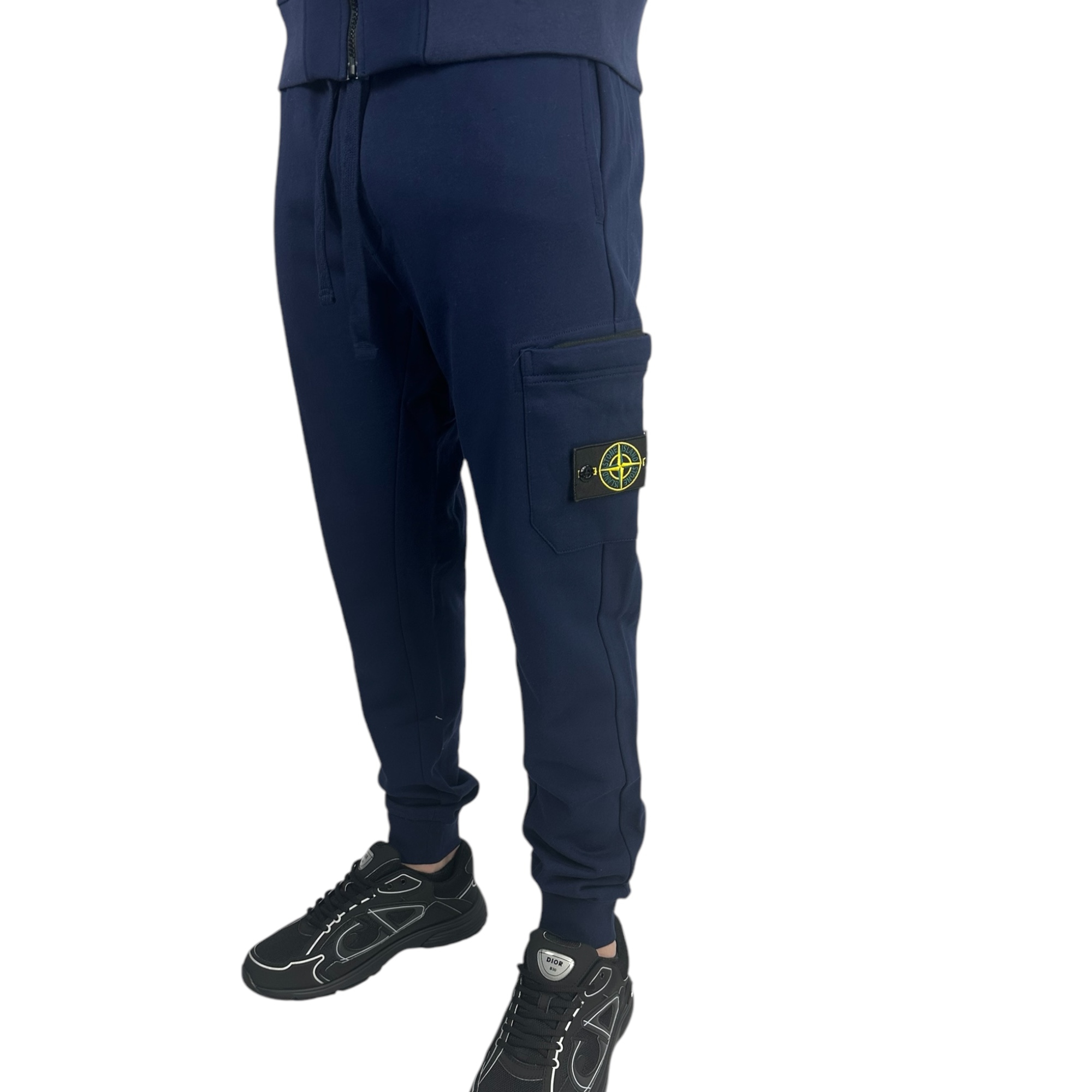 Stone Island Zipper Tracksuit Navy Blue - Image 5