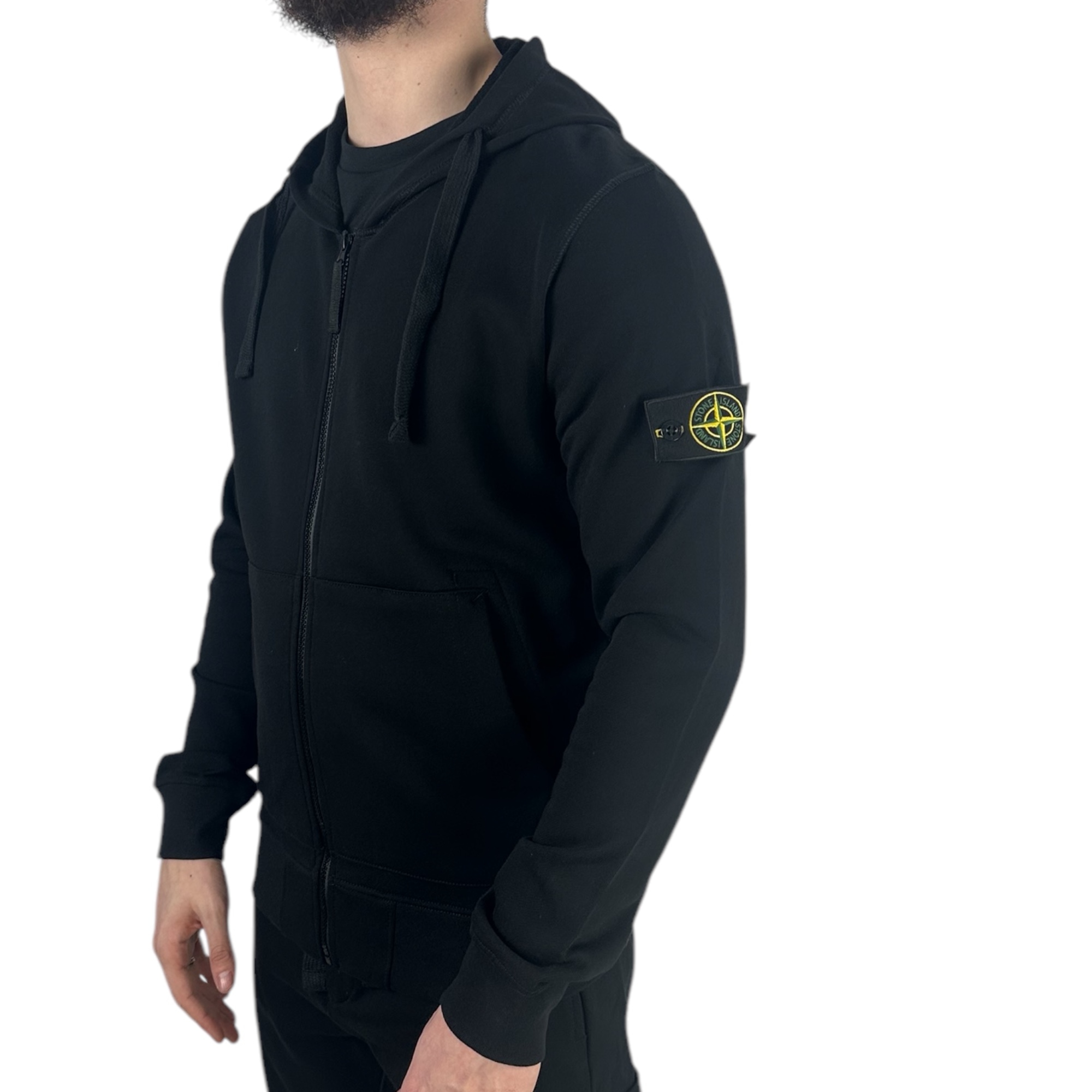 Stone Island Zipper Tracksuit Black - Image 4