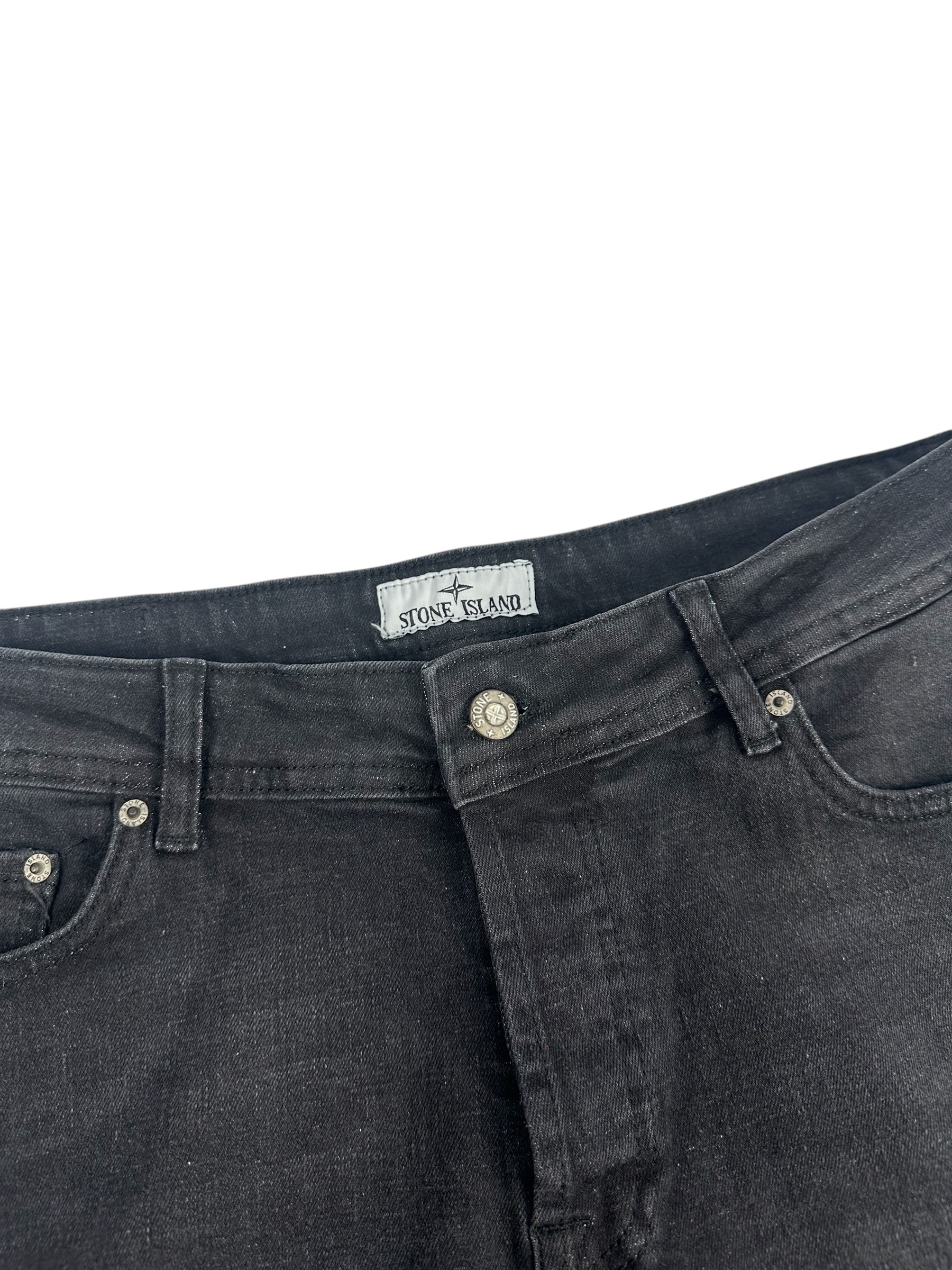 Stone Island Logo Jeans Black - Image 4