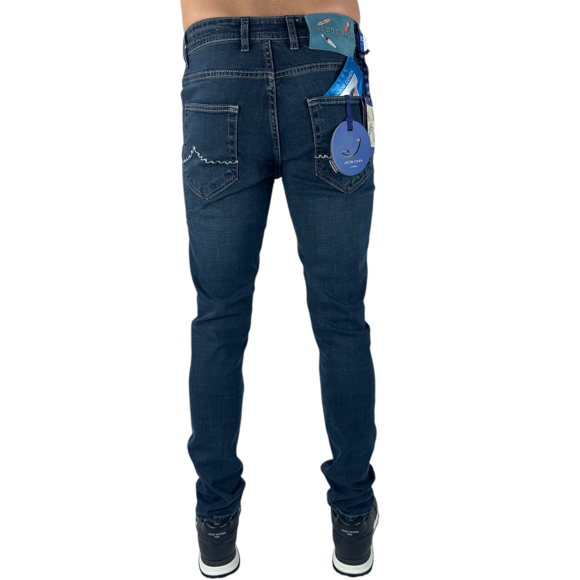 Jacob Cohën Jeans Kajak Logo Blue - Image 3