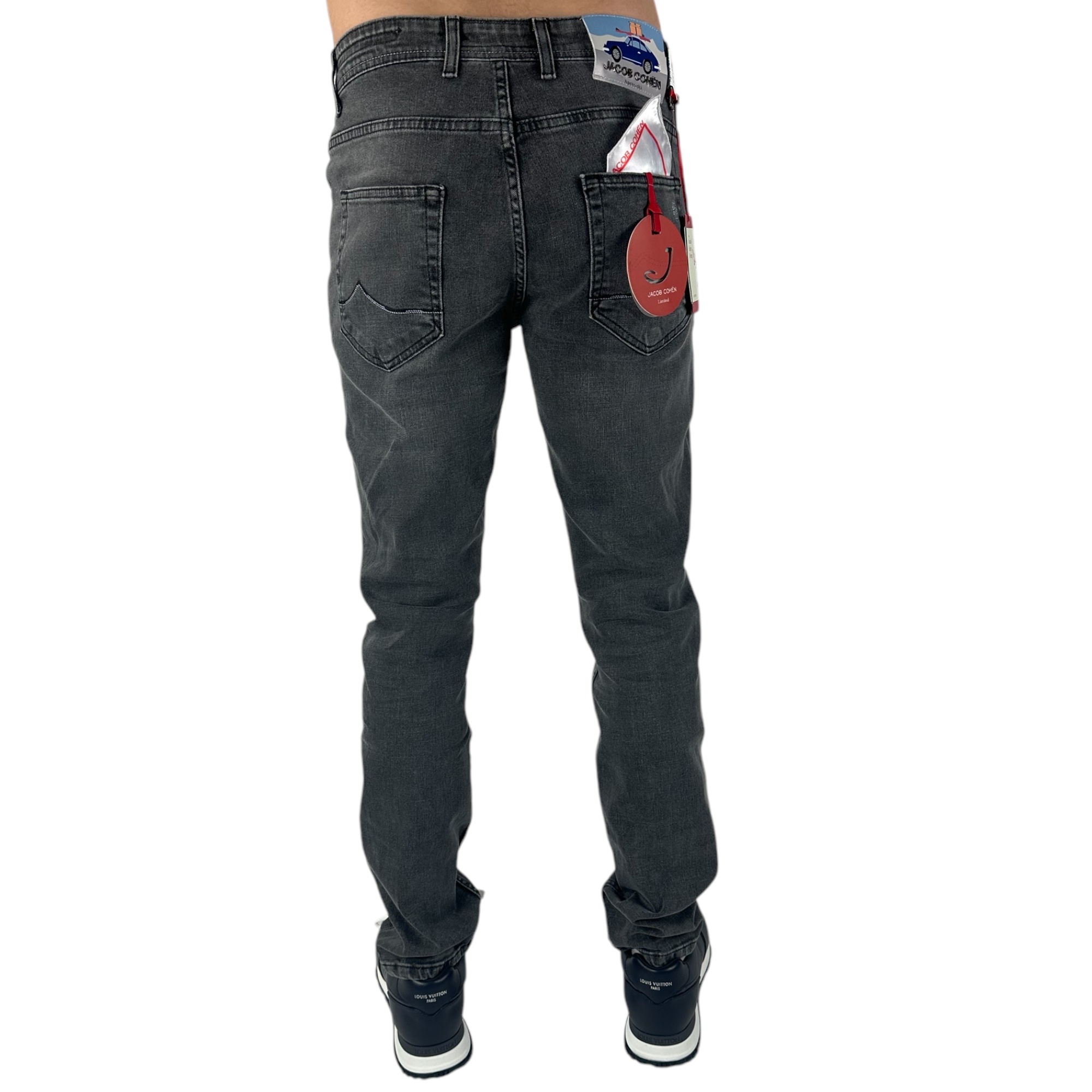 Jacob Cohën Jeans Car Logo Grey - Image 3