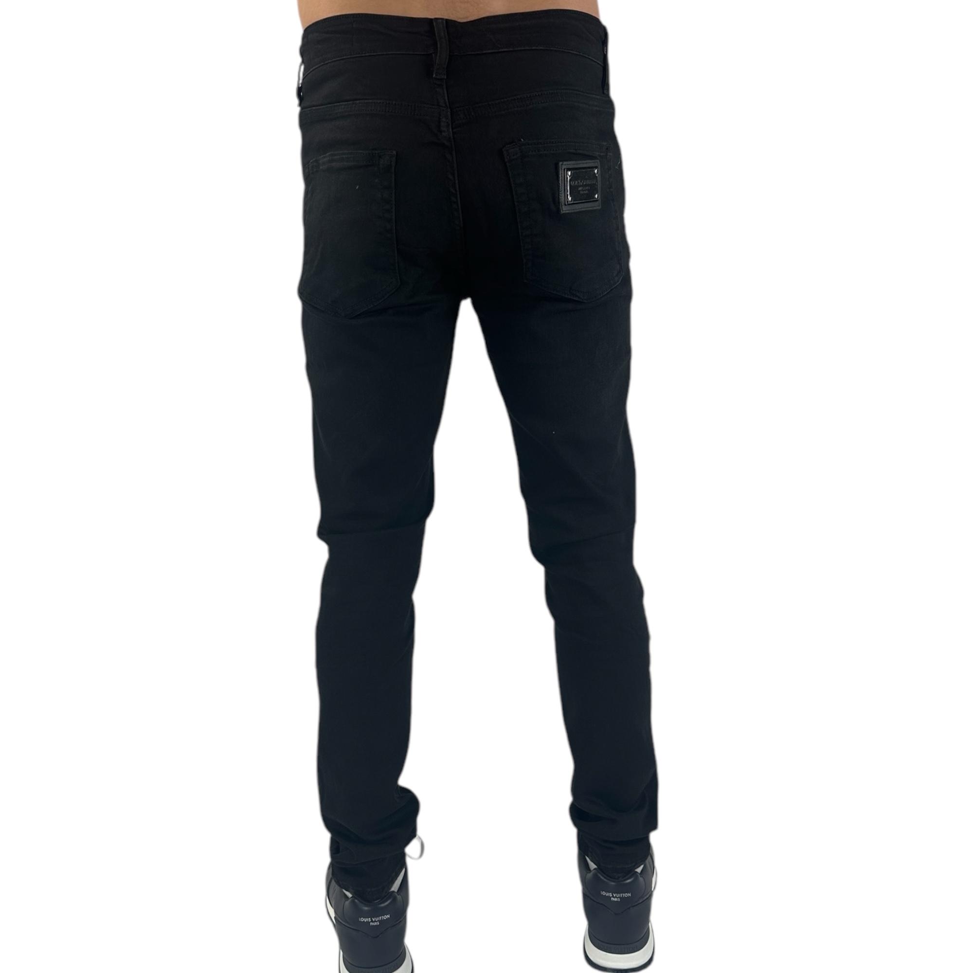 Dolce & Gabbana Jeans Plate Logo Black - Image 3