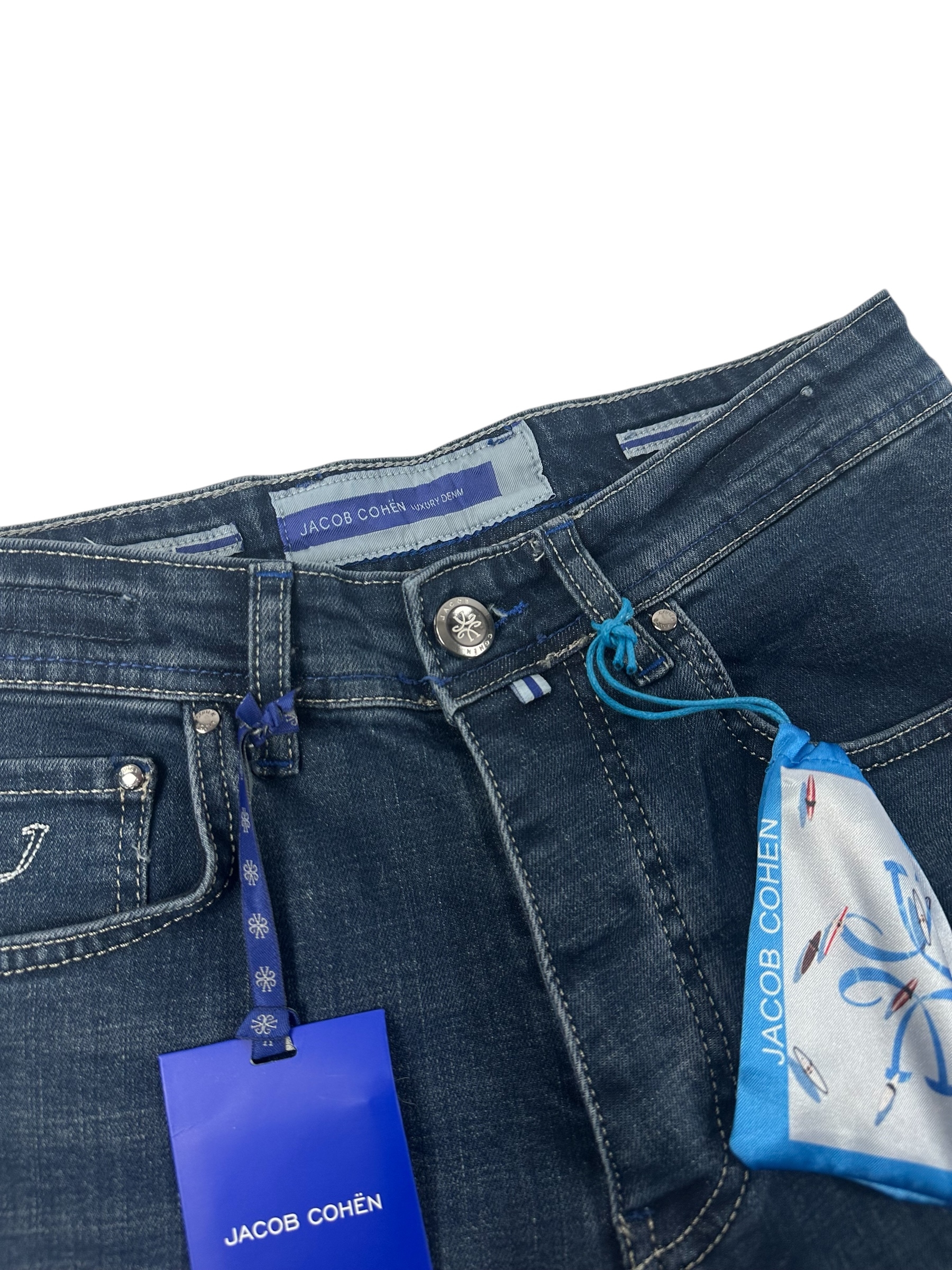 Jacob Cohën Jeans Kajak Logo Blue - Image 4