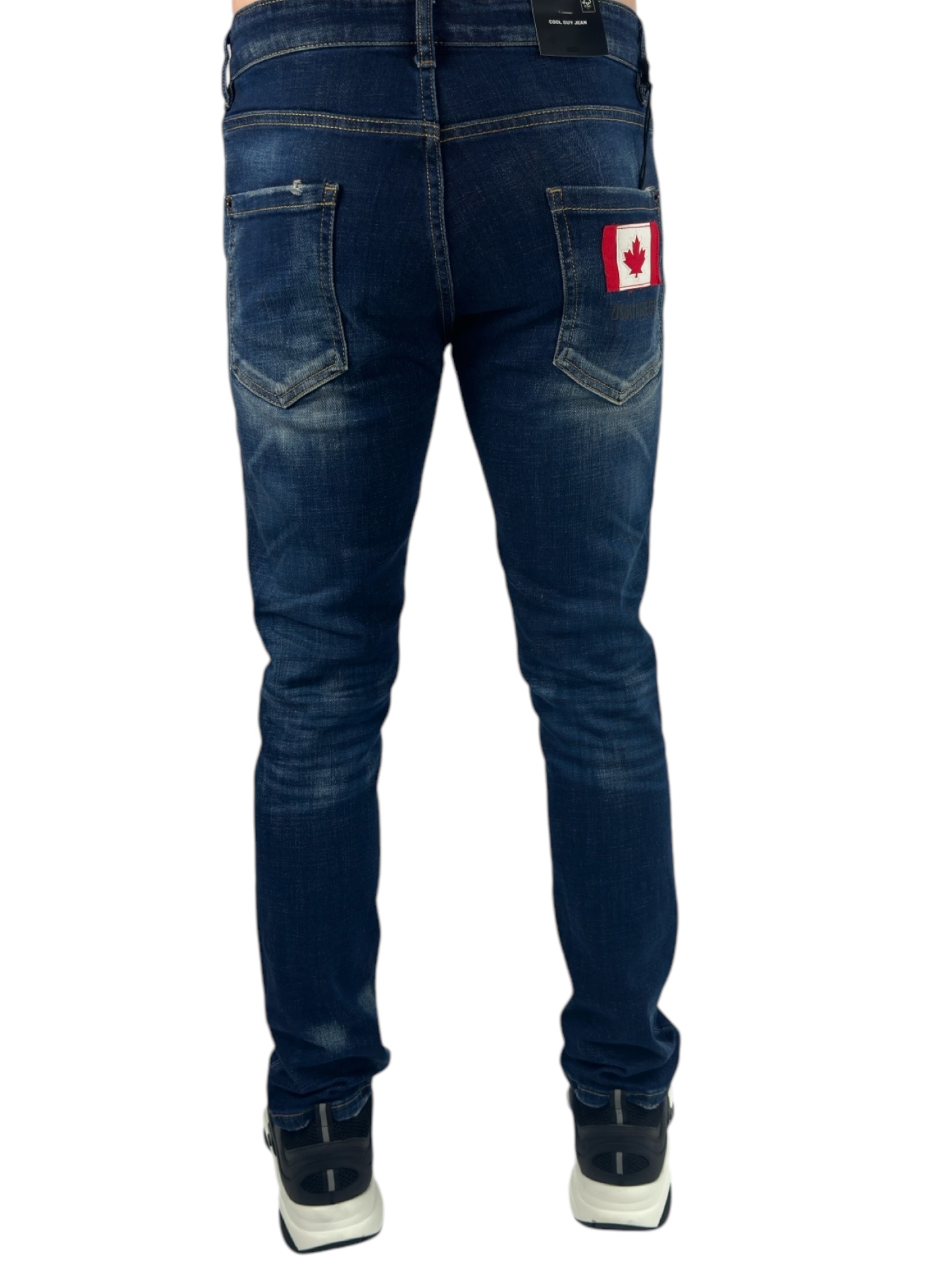 Dsq2 Jeans Canada Patch Blue - Image 3