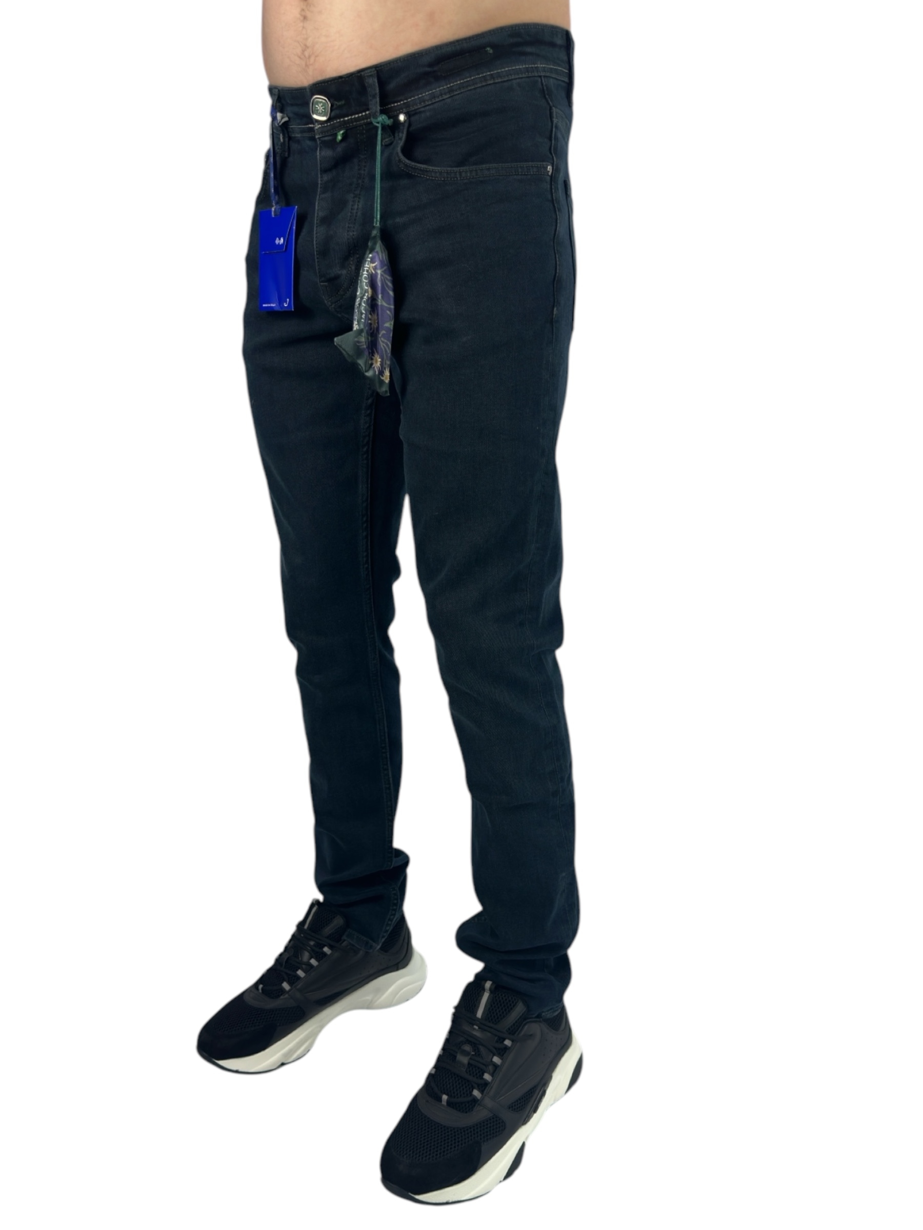 Jacob Cohën Jeans Flower Logo Dark Blue - Image 2