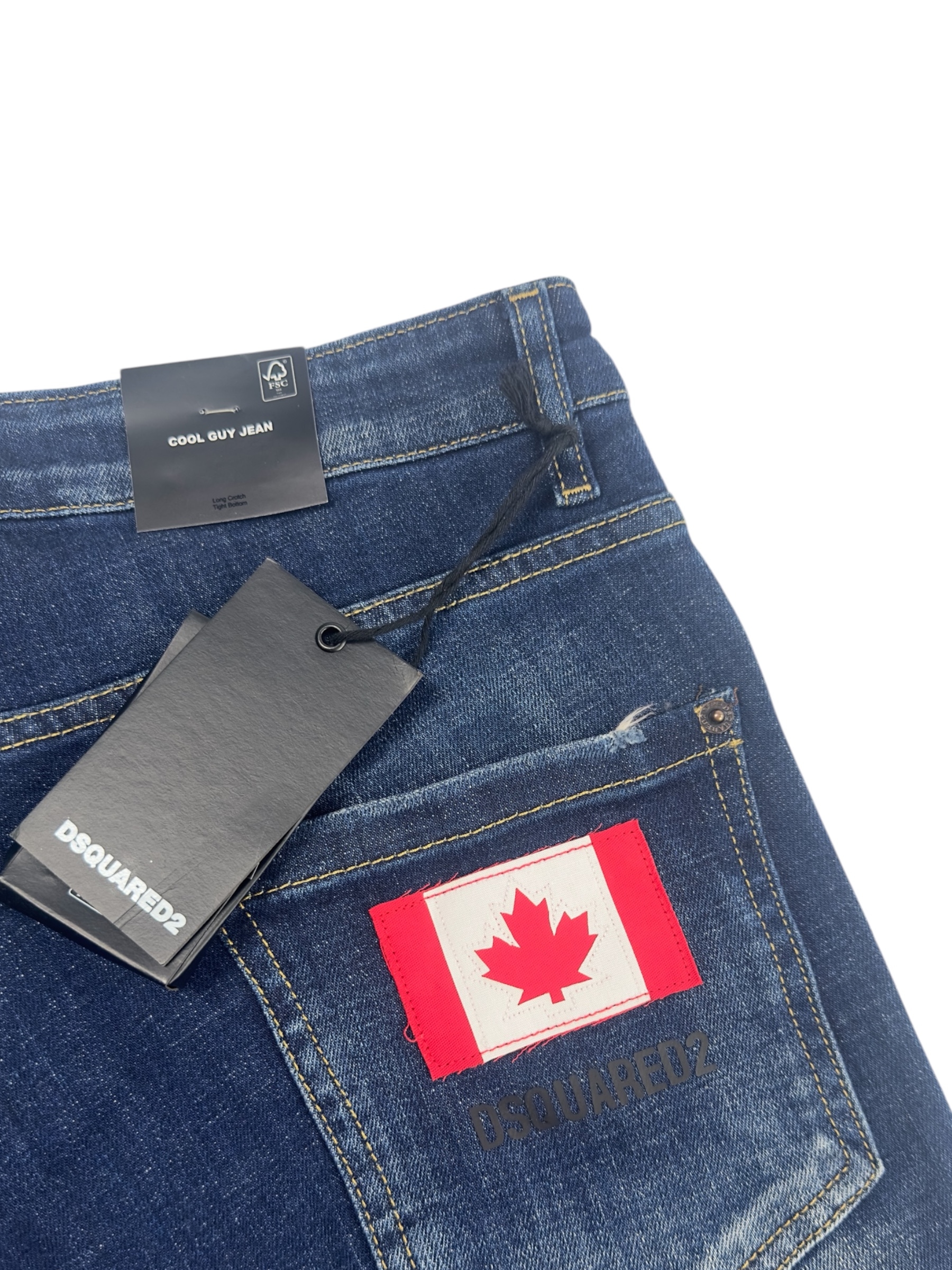 Dsq2 Jeans Canada Patch Blue - Image 6