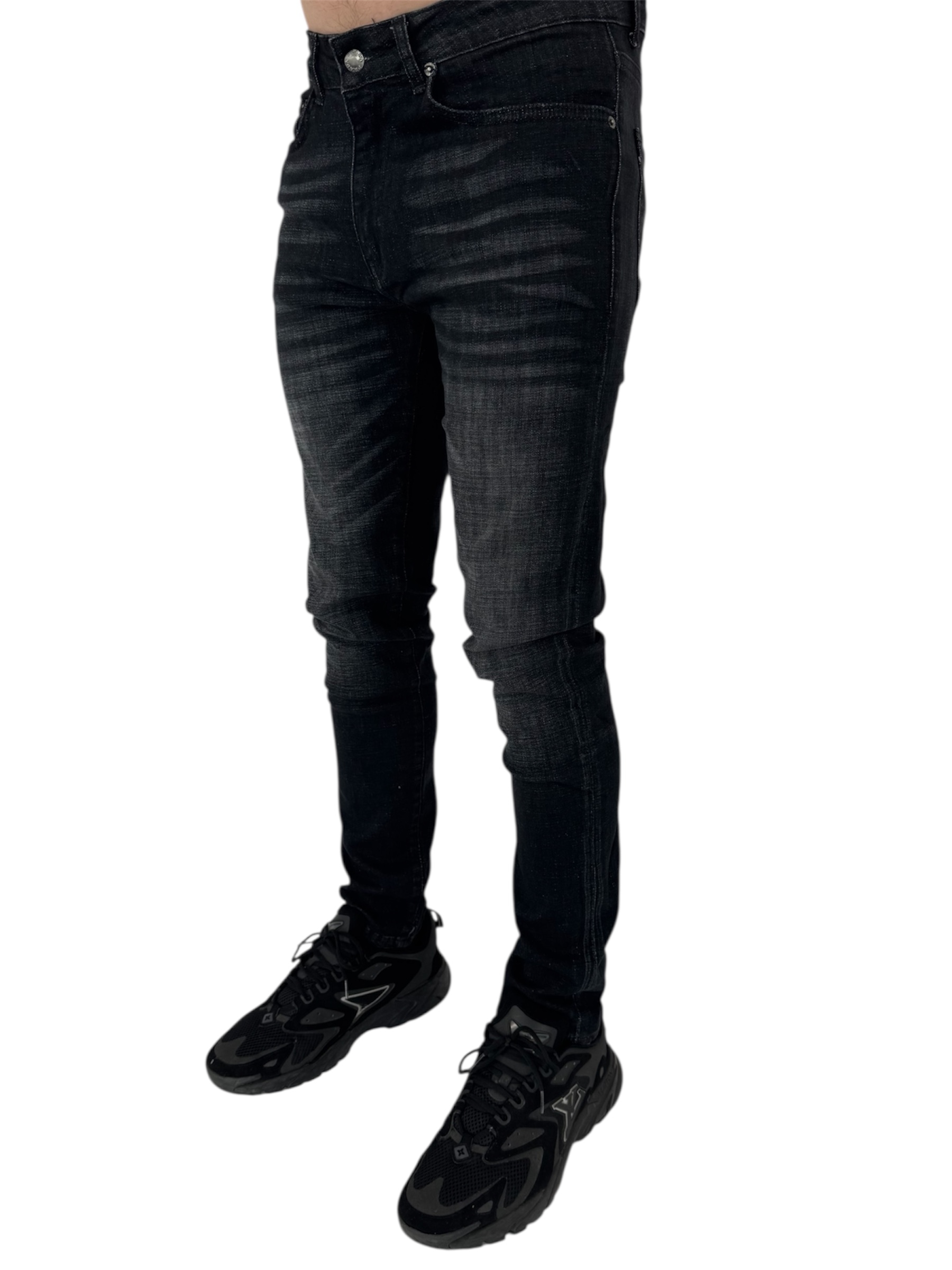 Prada Jeans Silver Logo Black - Image 2