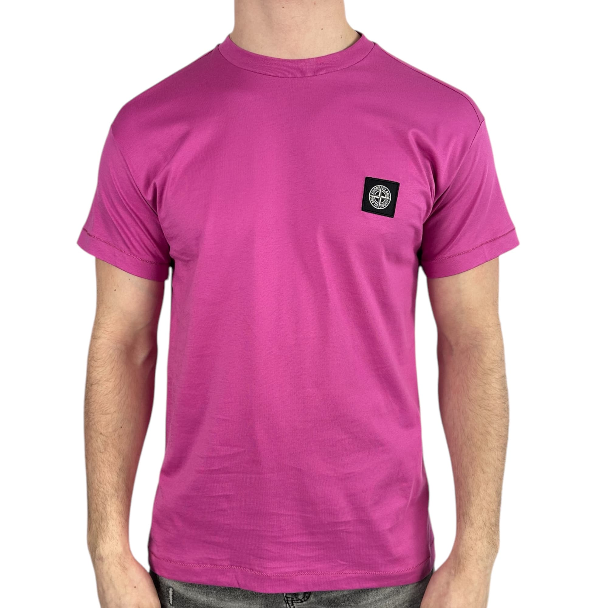Stone Island T-shirt Classic Pink