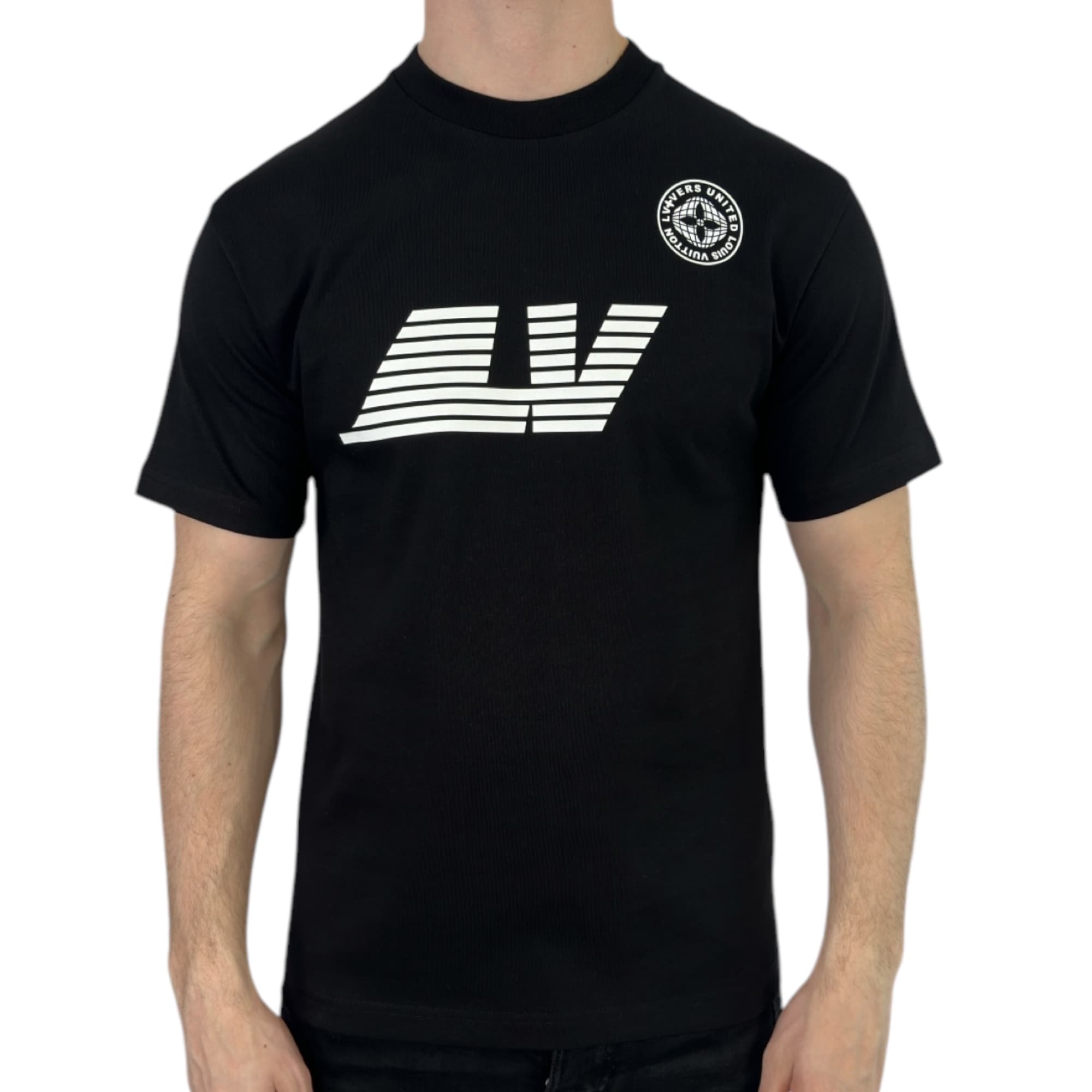 Louis Vuitton T-shirt Washed Printed Black