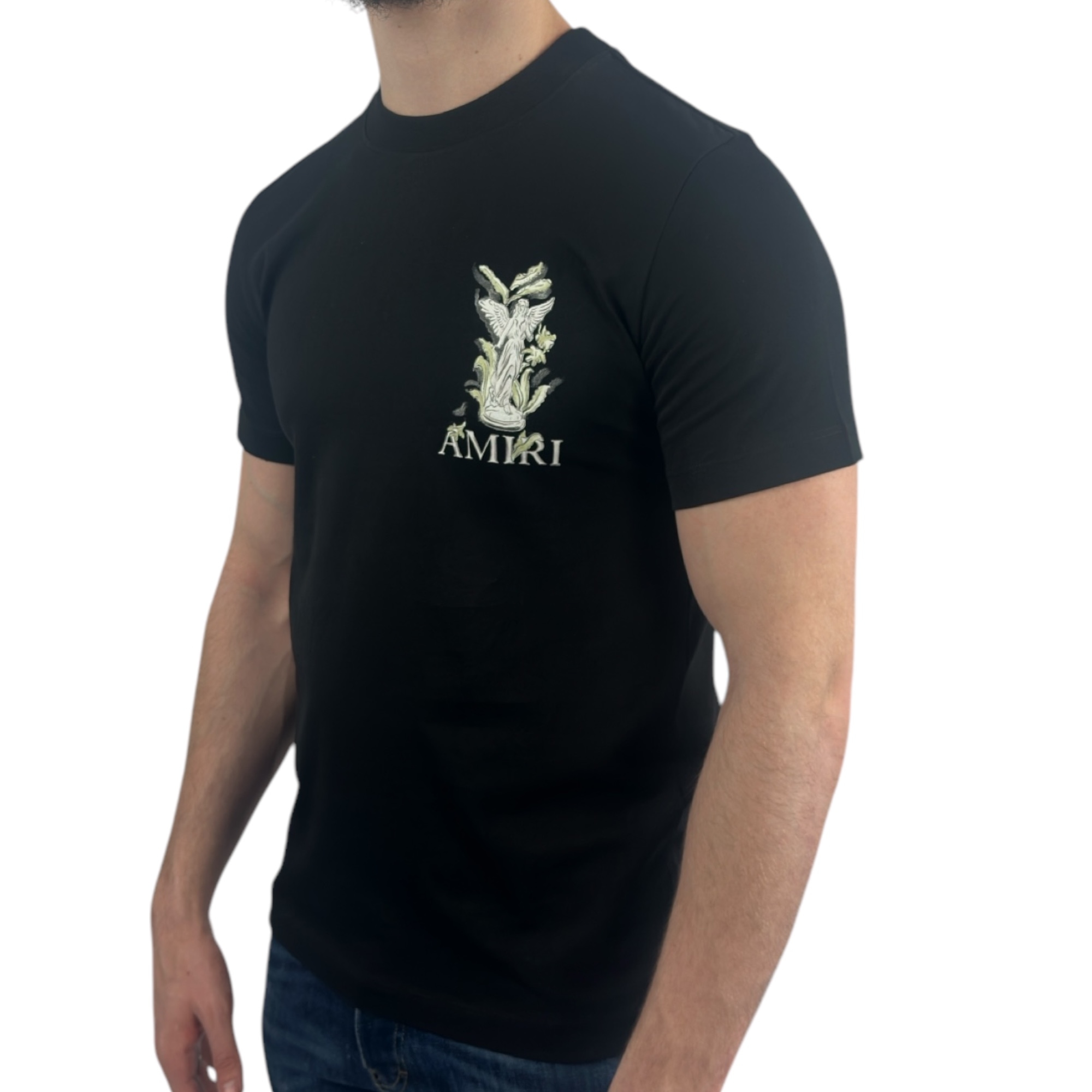 Amiri T-shirt Angle Black - Image 2