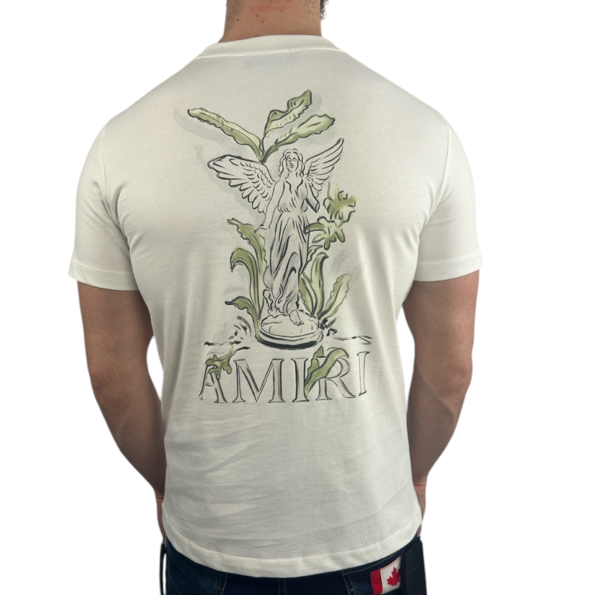 Amiri T-shirt Angle White - Image 3