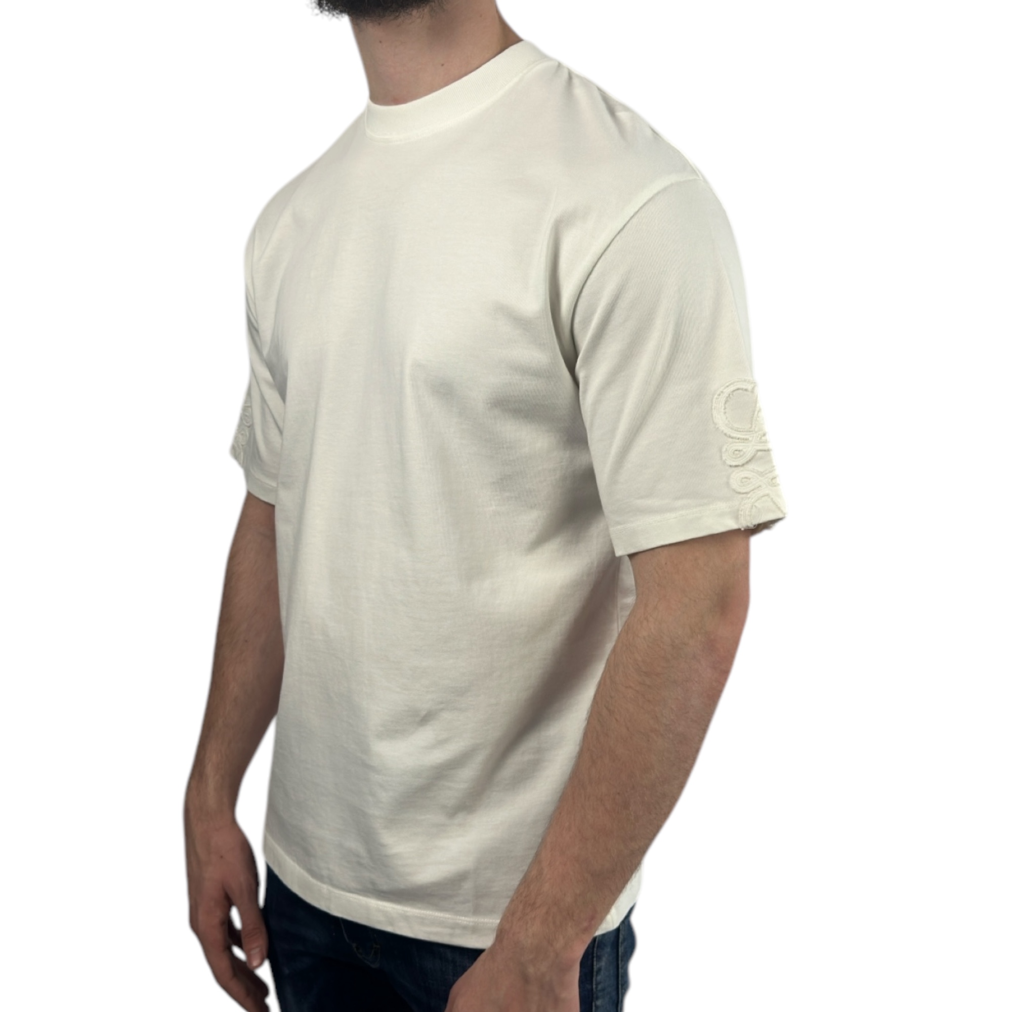 Loewe T-shirt Arm Logo White - Image 2