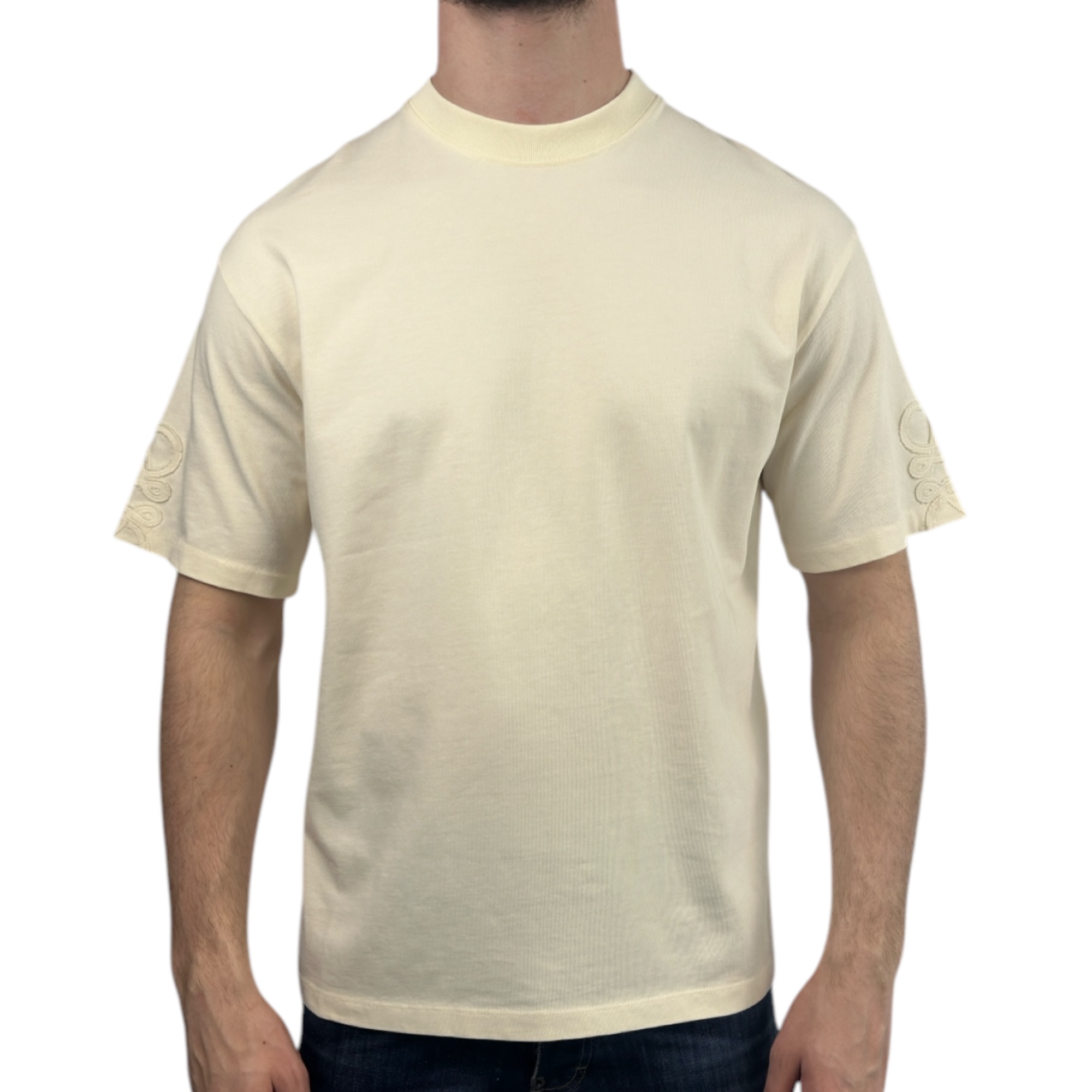 Loewe T-shirt Arm Logo Crème - Image 1