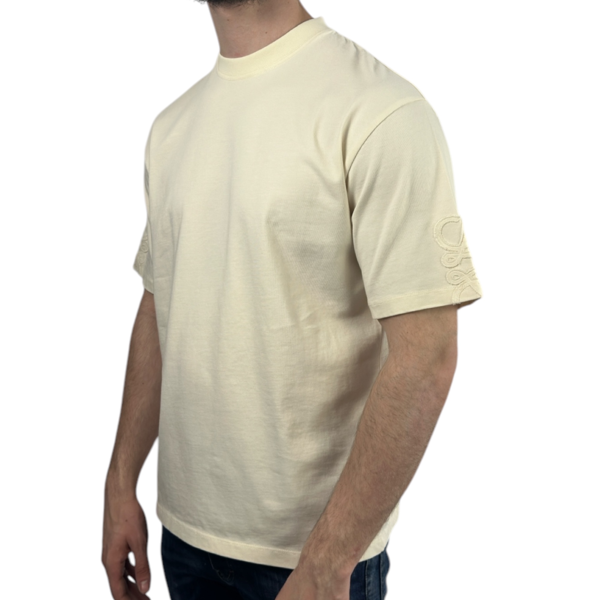 Loewe T-shirt Arm Logo Crème - Image 2