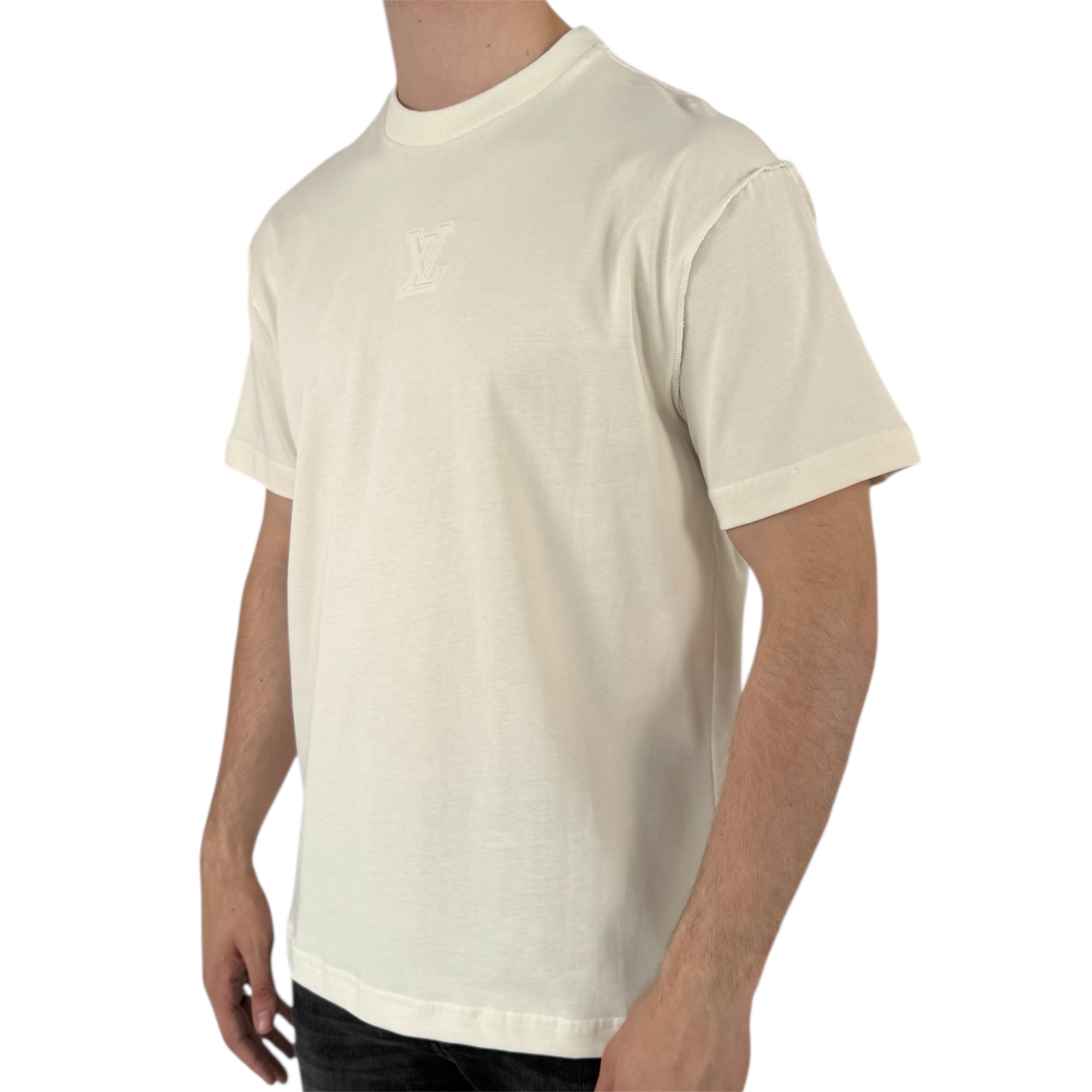 Louis Vuitton T-shirt Embossed White - Image 2