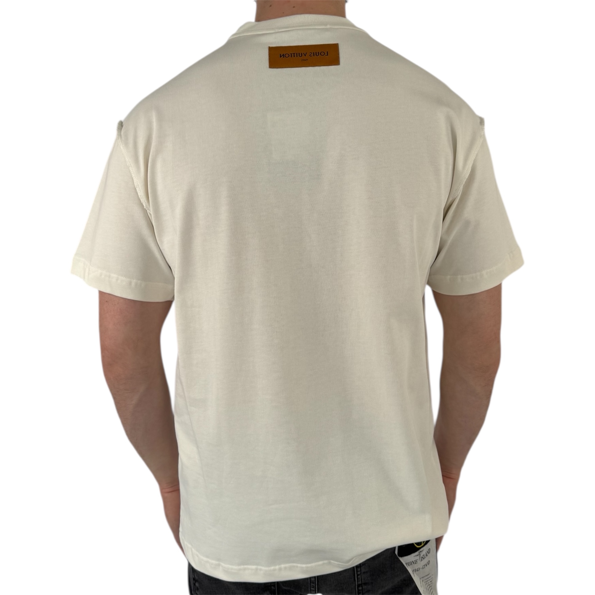 Louis Vuitton T-shirt Embossed White - Image 3