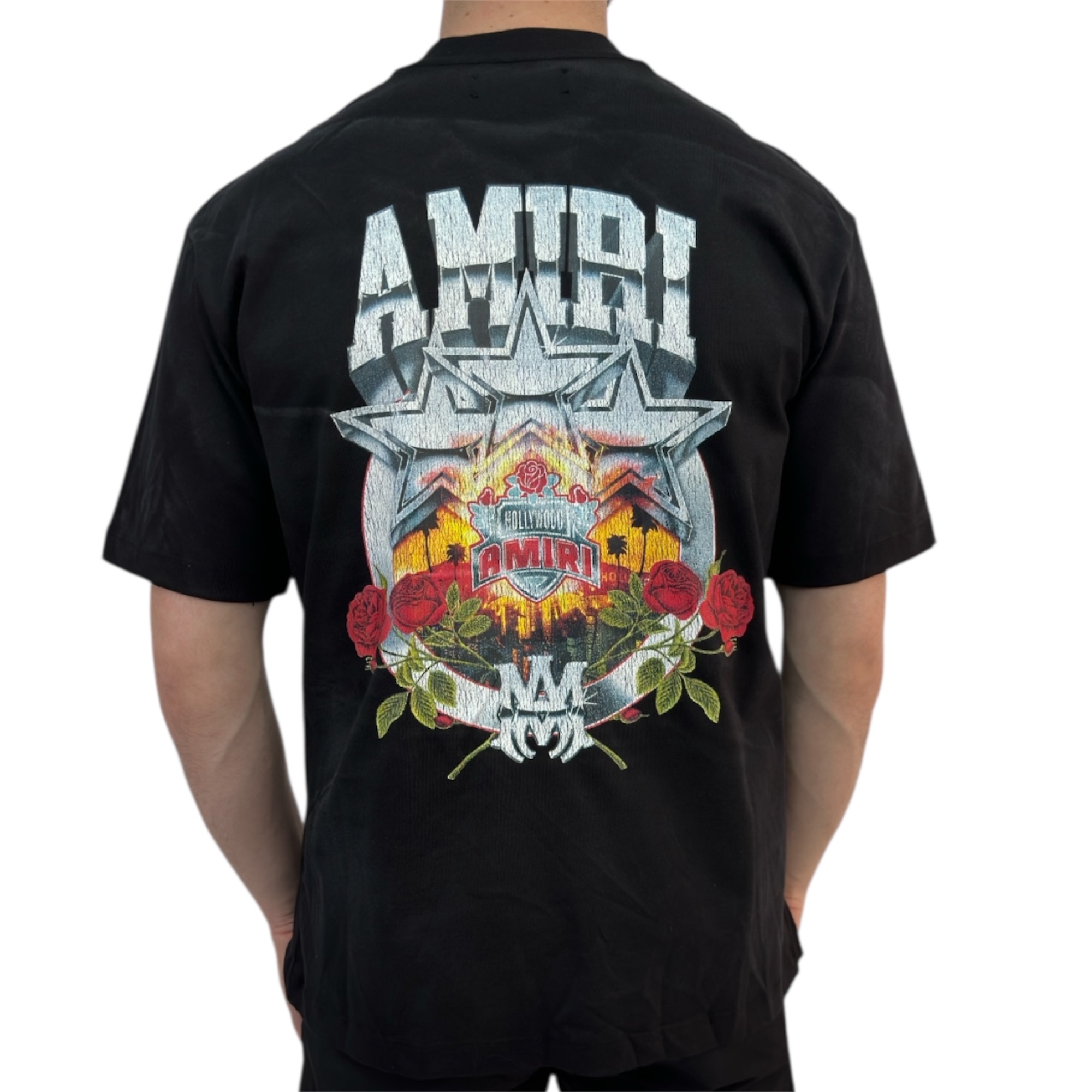 Amiri T-shirt Hollywood Black - Image 3