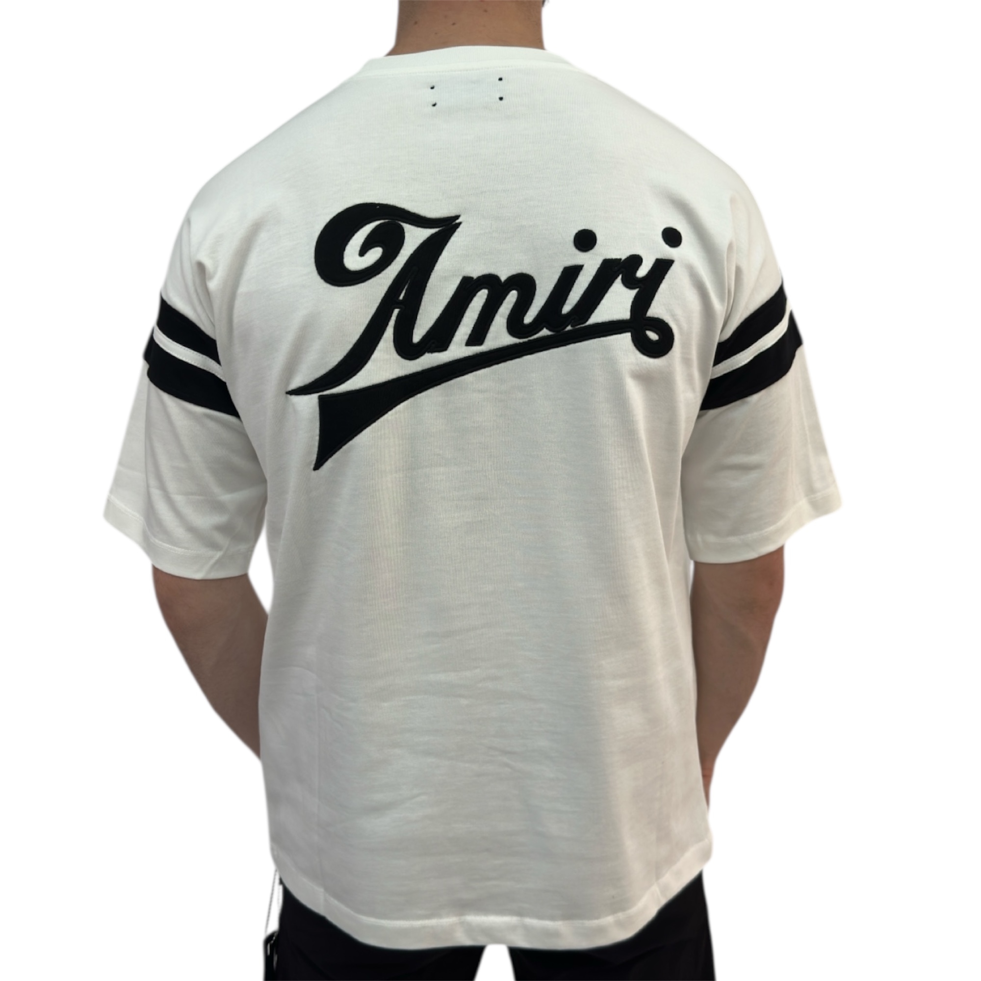 Amiri T-shirt Baseball White - Image 3