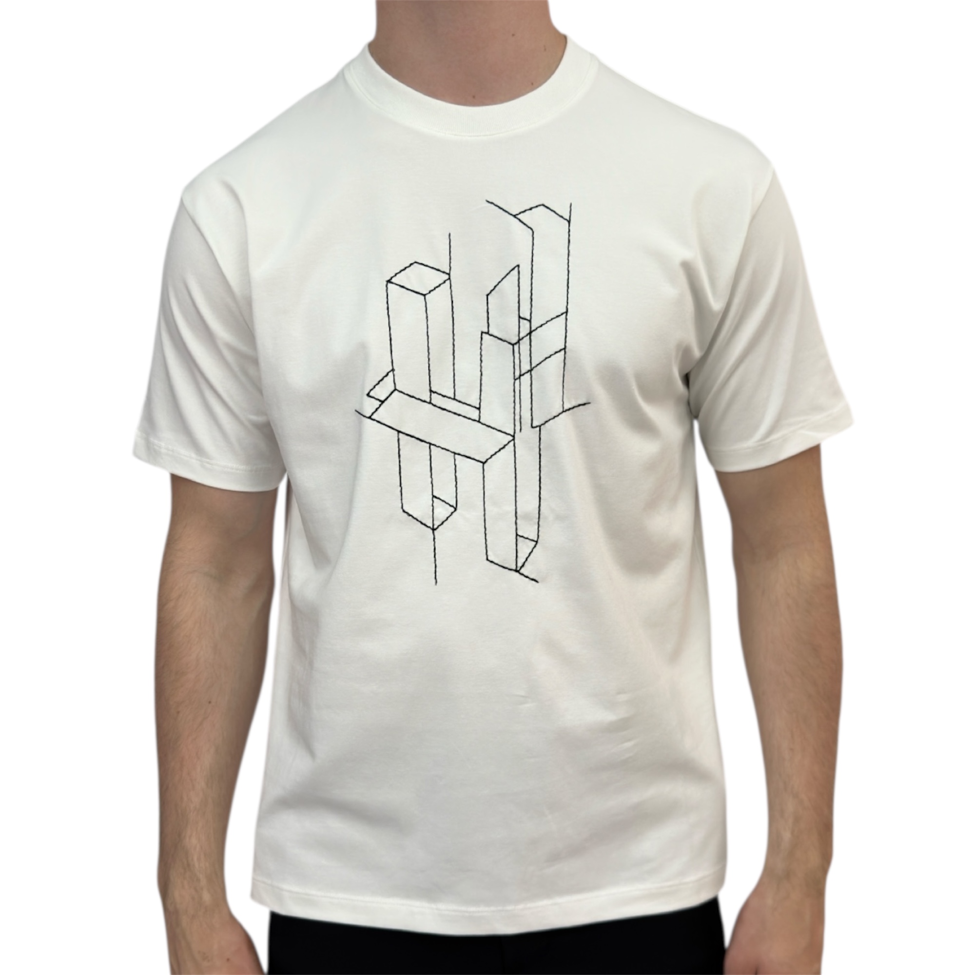 Hermes T-shirt H 3D Print White - Image 1