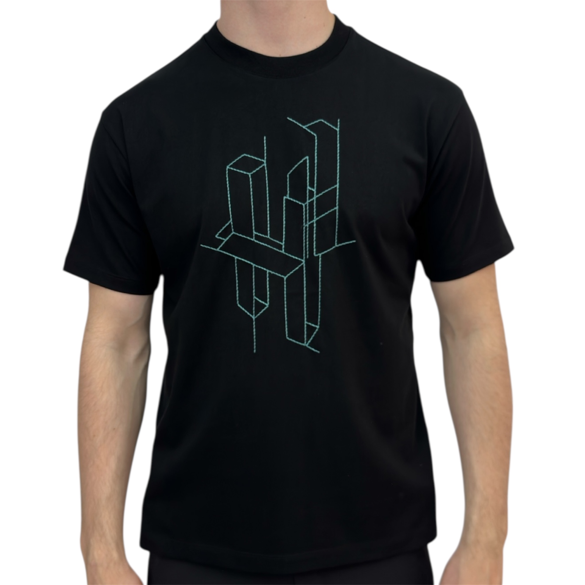 Hermes T-shirt H 3D Print Black - Image 1
