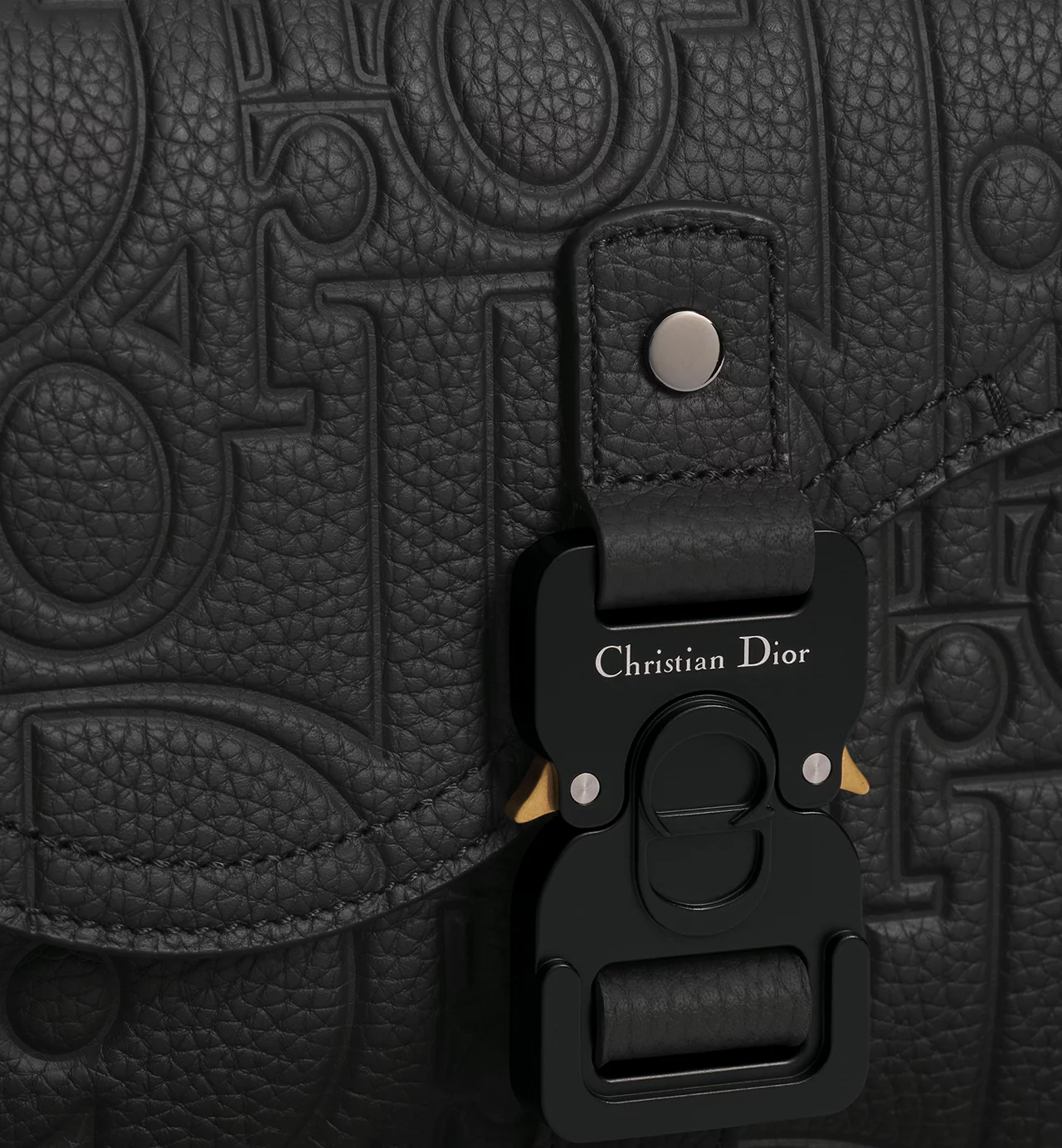 Dior Saddle Messenger Bag Gravity Black - Image 4