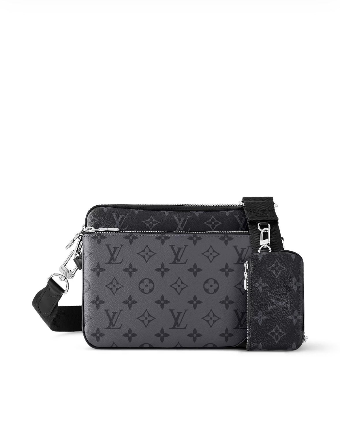 Louis Vuitton Trio Messenger Bag Grey - Image 1