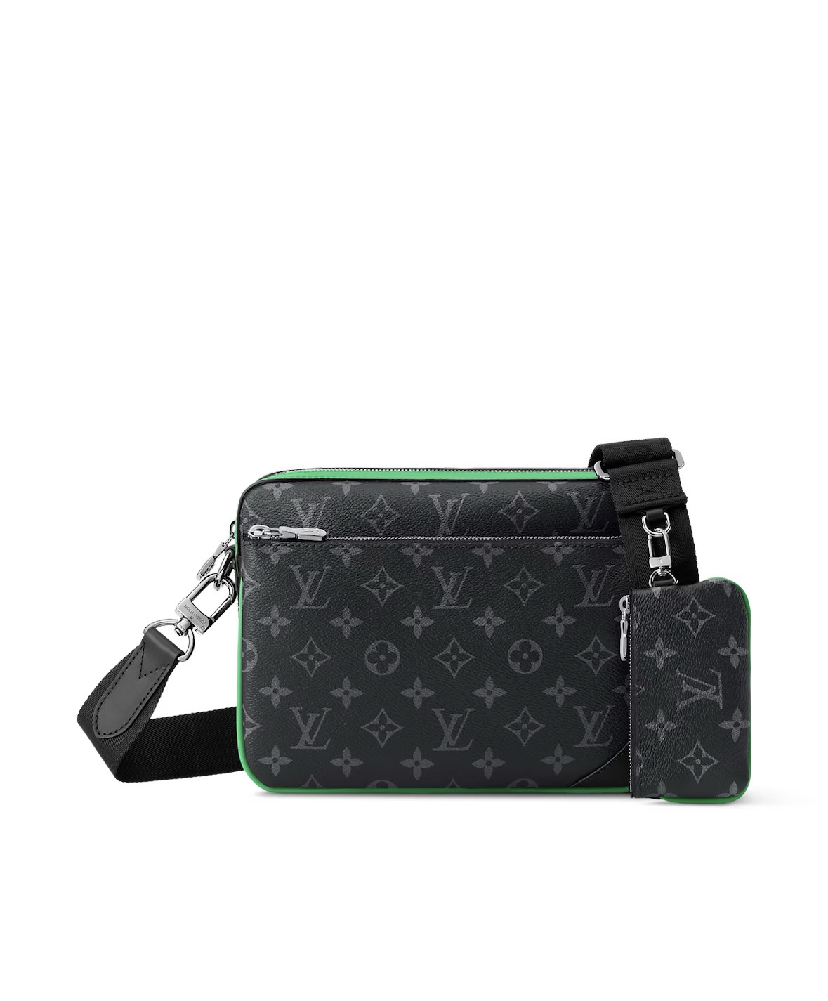 Louis Vuitton Trio Messenger Bag Green Stripe - Image 1