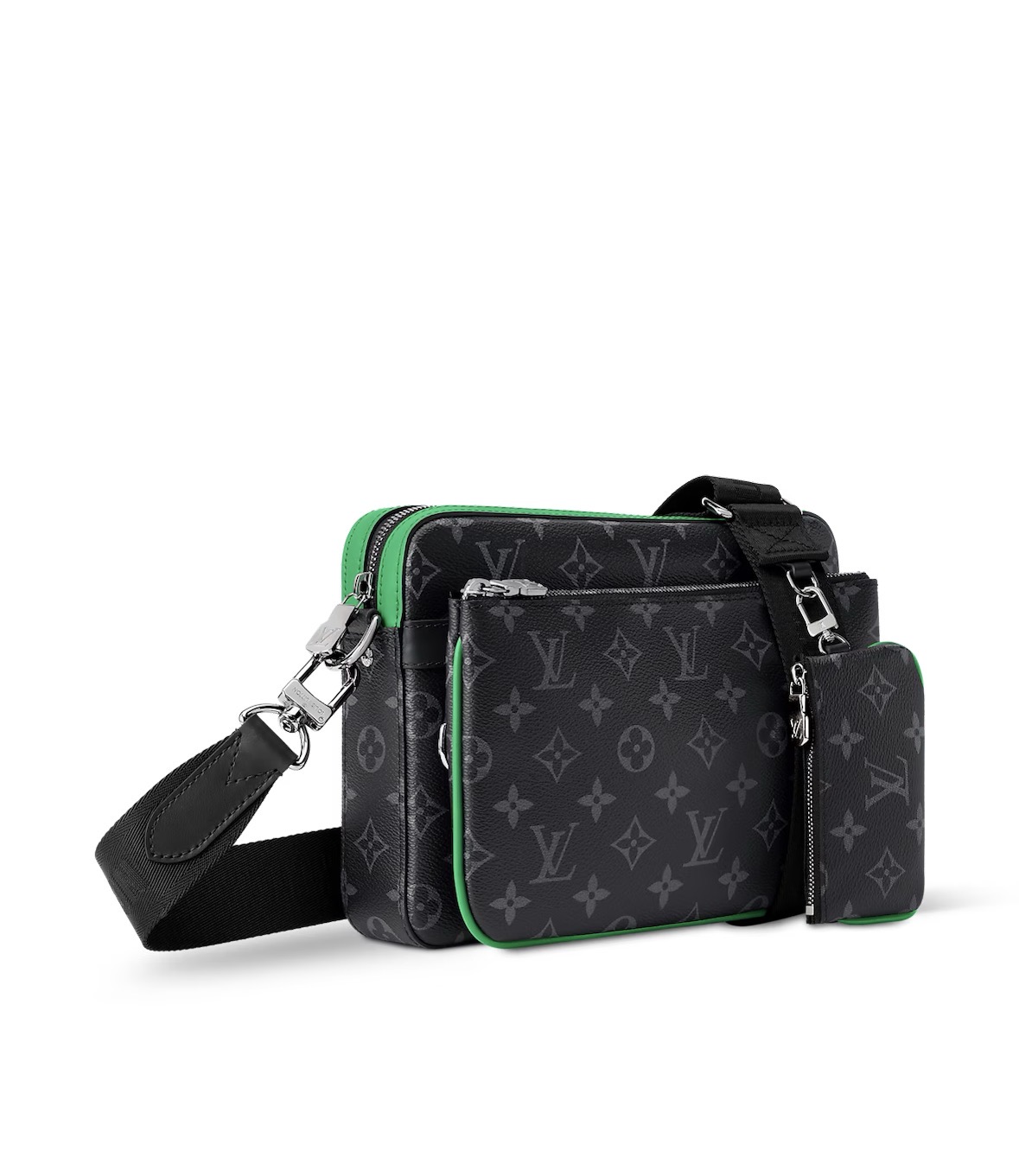 Louis Vuitton Trio Messenger Bag Green Stripe - Image 2