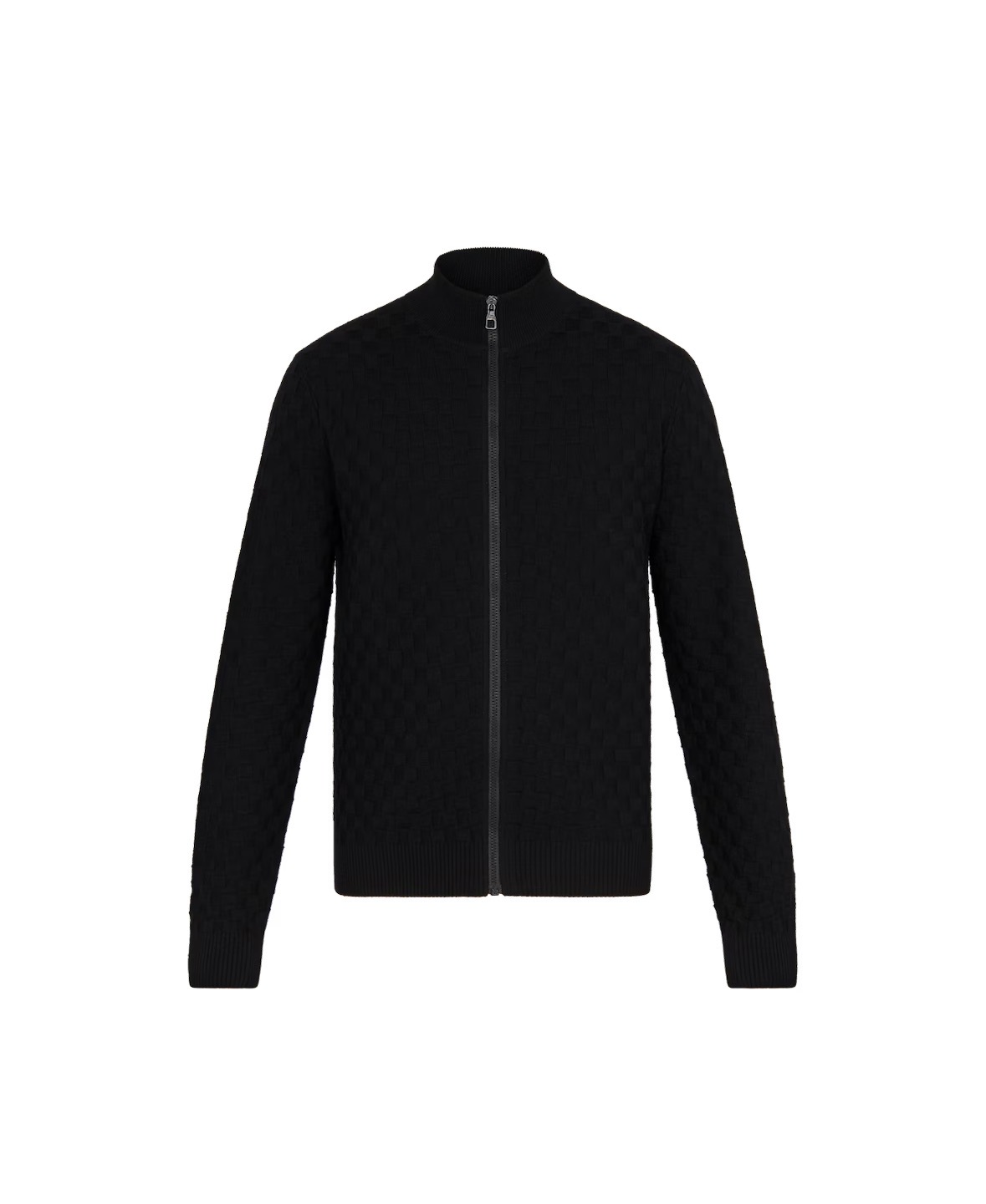 Louis Vuitton Damier Signature Zip-Through Cardigan Black