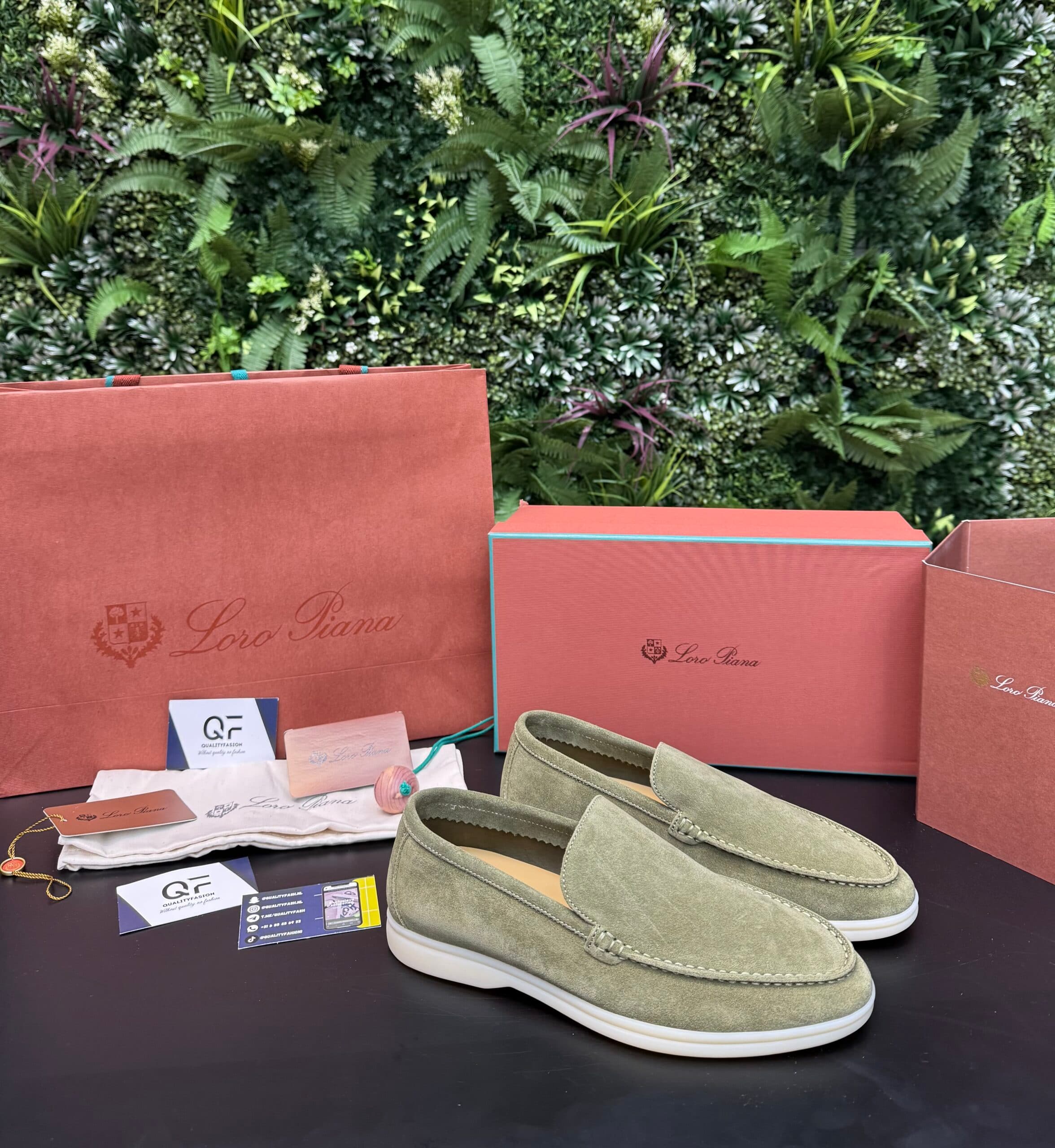 Loro Piana Summer Walk Loafer Khaki